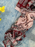 Natural Dyed Bagh Block Print Cotton Suit