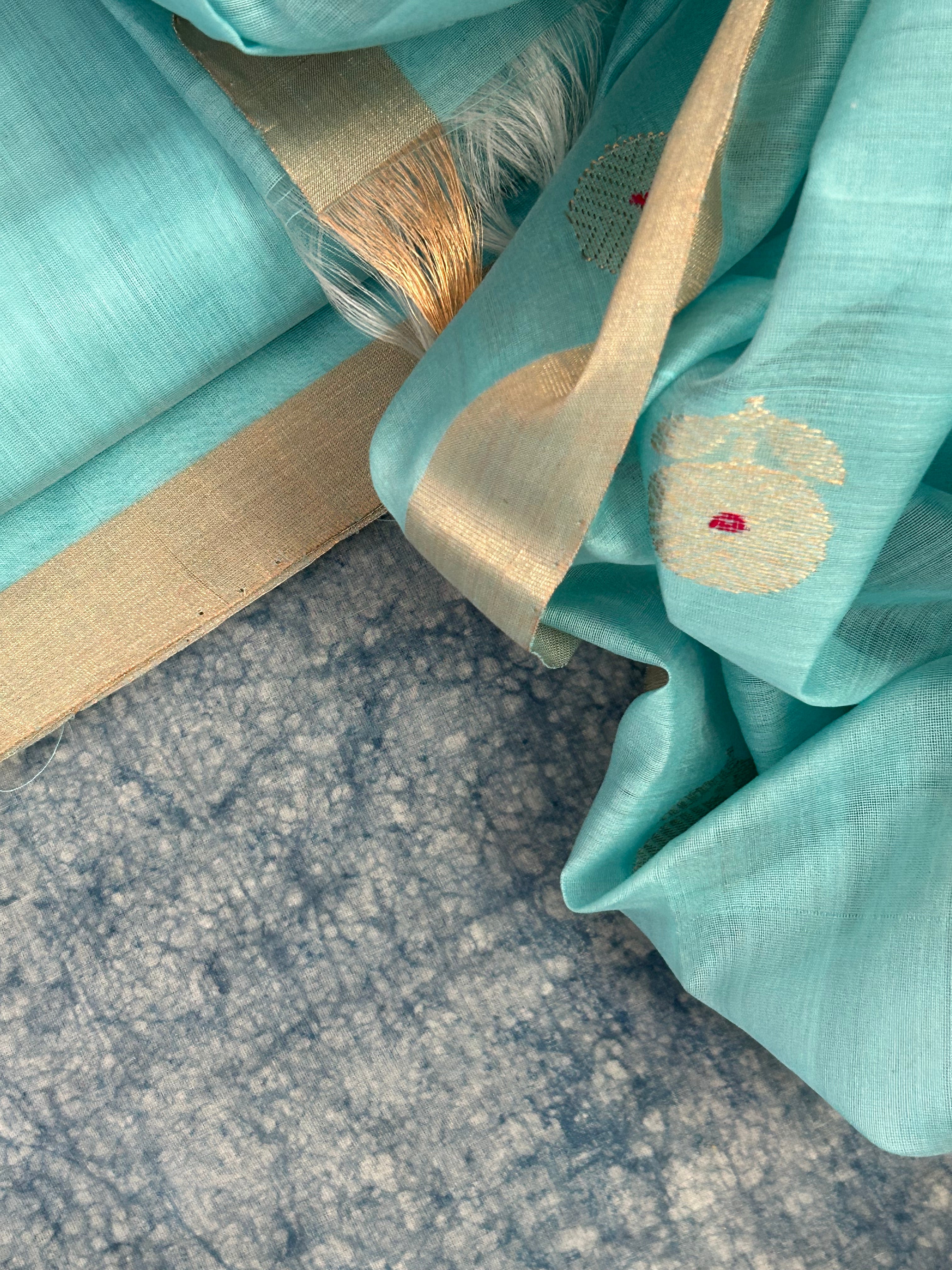 Handwoven Chanderi Kurta Dupatta Set