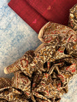 Handwoven Handcrafted Bhujodi Kalamkari Kurta Dupatta Set