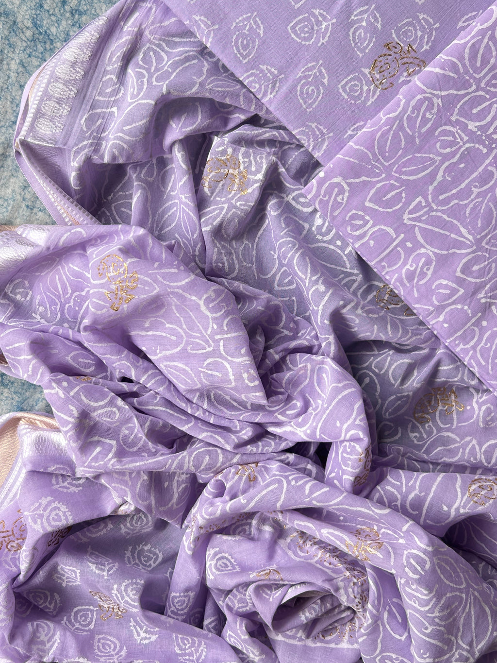 Handblock Azo-free Dye Cotton Suit Set