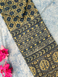 Natural Dyes Hand Block Ajrakh Dupatta