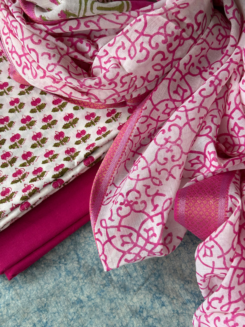 Handcrafted Cotton Suit Set