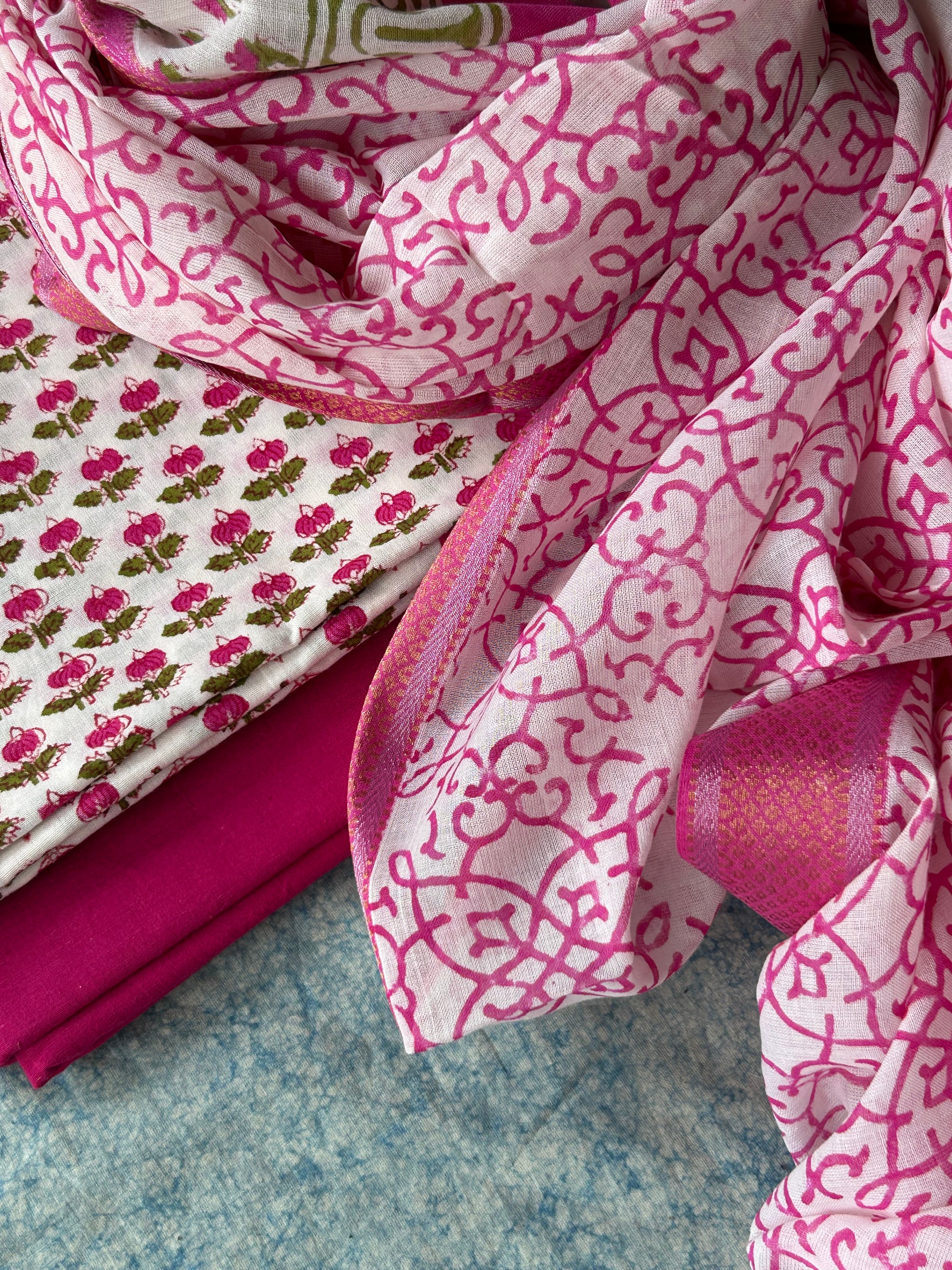 Handcrafted Cotton Suit Set