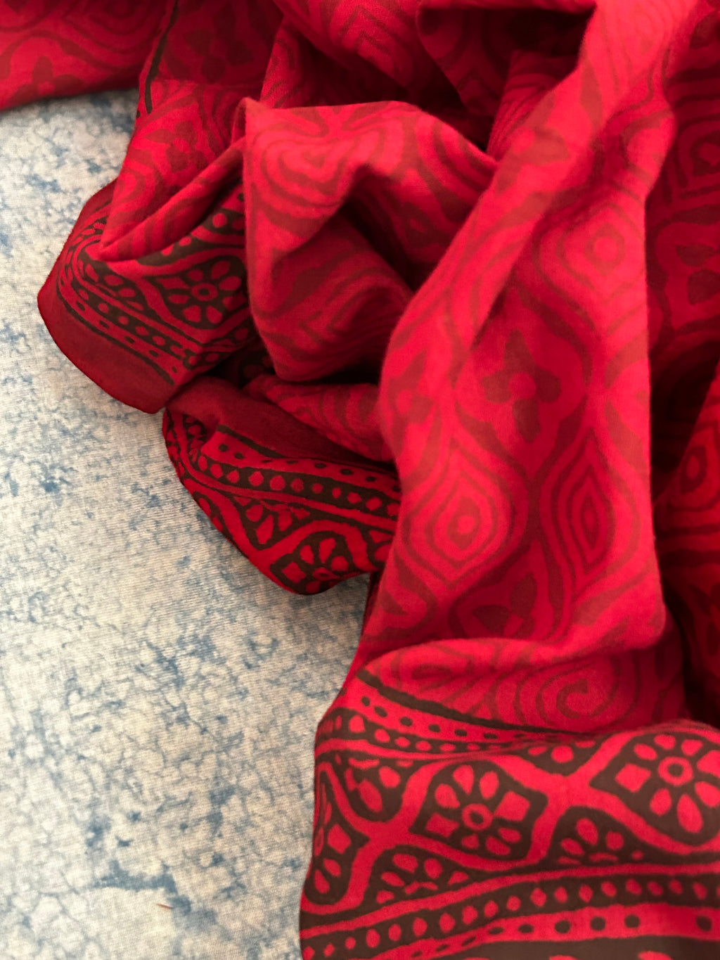 Natural Dyed Bagh Block Print Cotton Suit