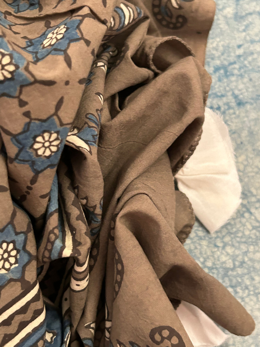Natural Dyes Hand Block Ajrakh Dupatta
