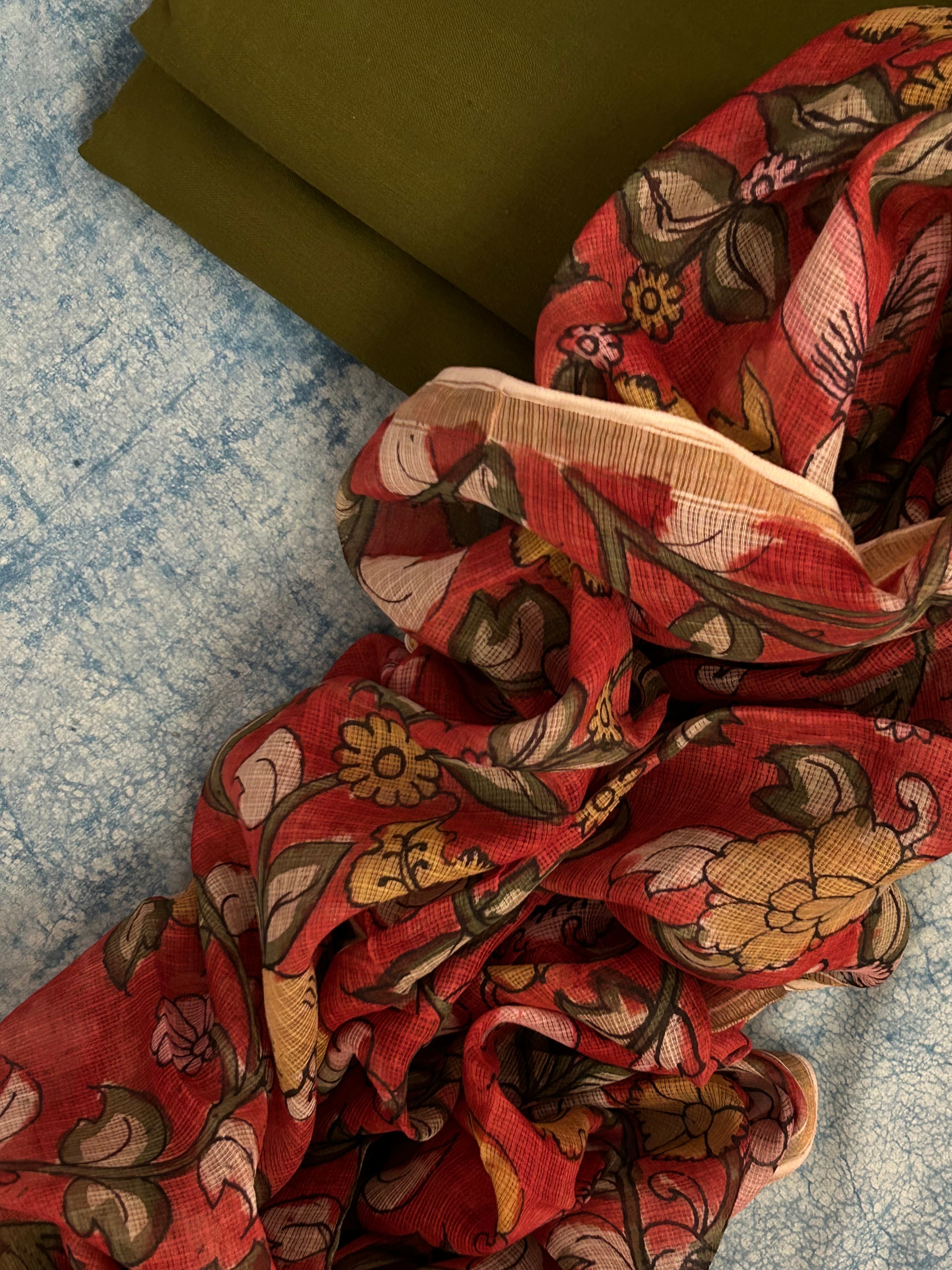 Handwoven Handcrafted Kalamkari Set