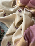 Handwoven Chikankari Work Maheshwari Set