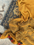 Natural Dyes Handcrafted Ajrakh Kota Suit