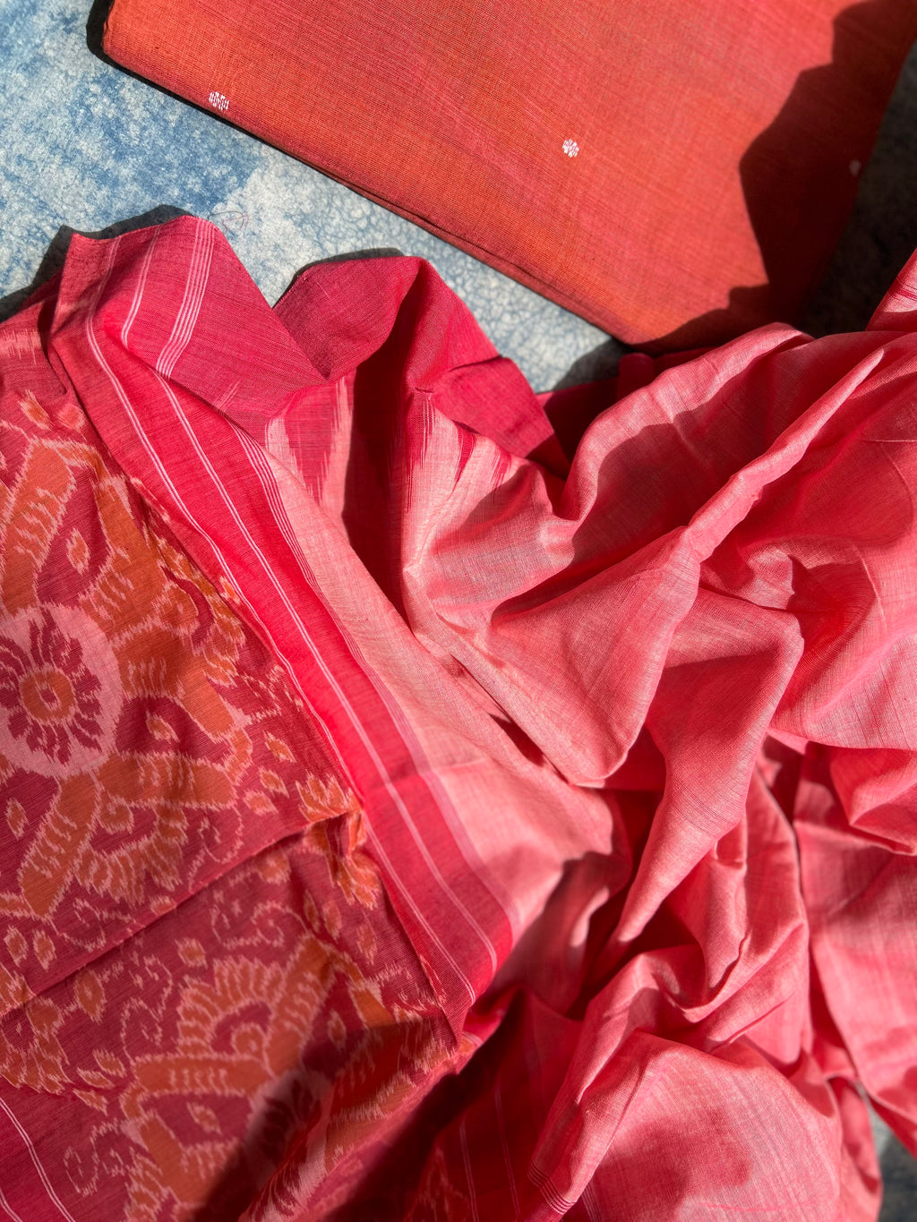 Handwoven Nuapatna Kurta Dupatta Set