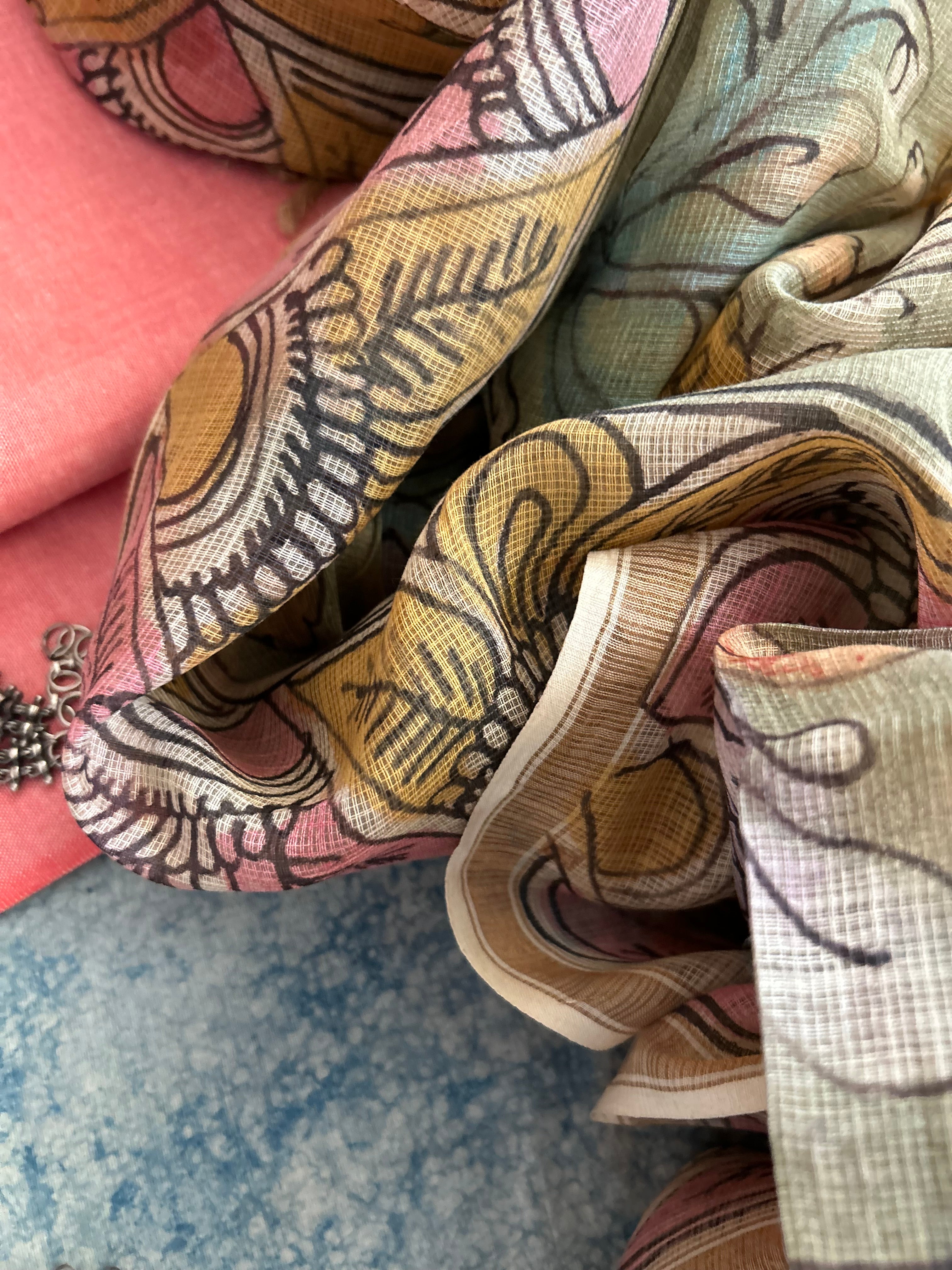 Handwoven Handcrafted Kalamkari Set