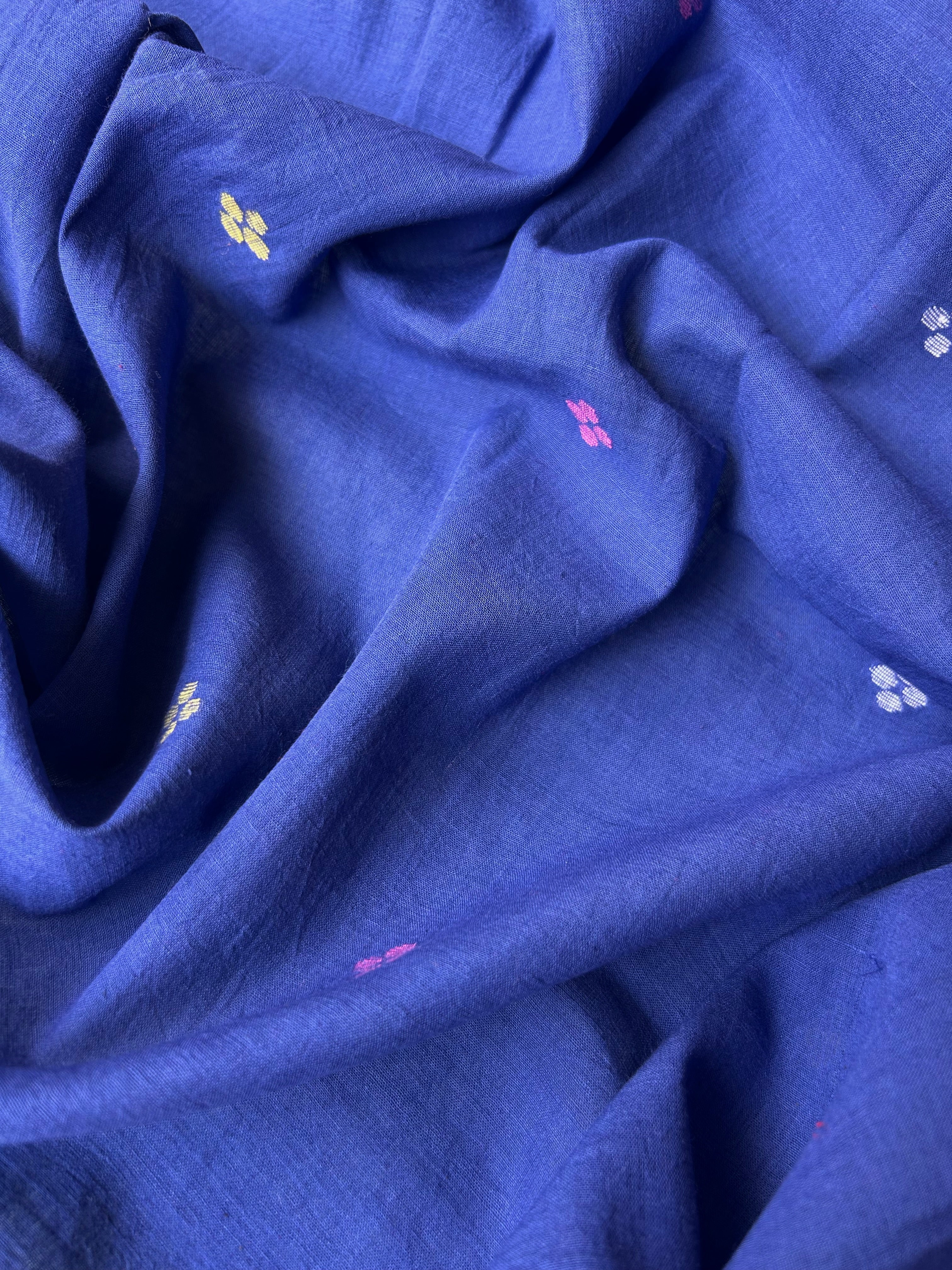 Alaknanda - Handwoven Bengal Jamdani Fabric (760 INR/metre)