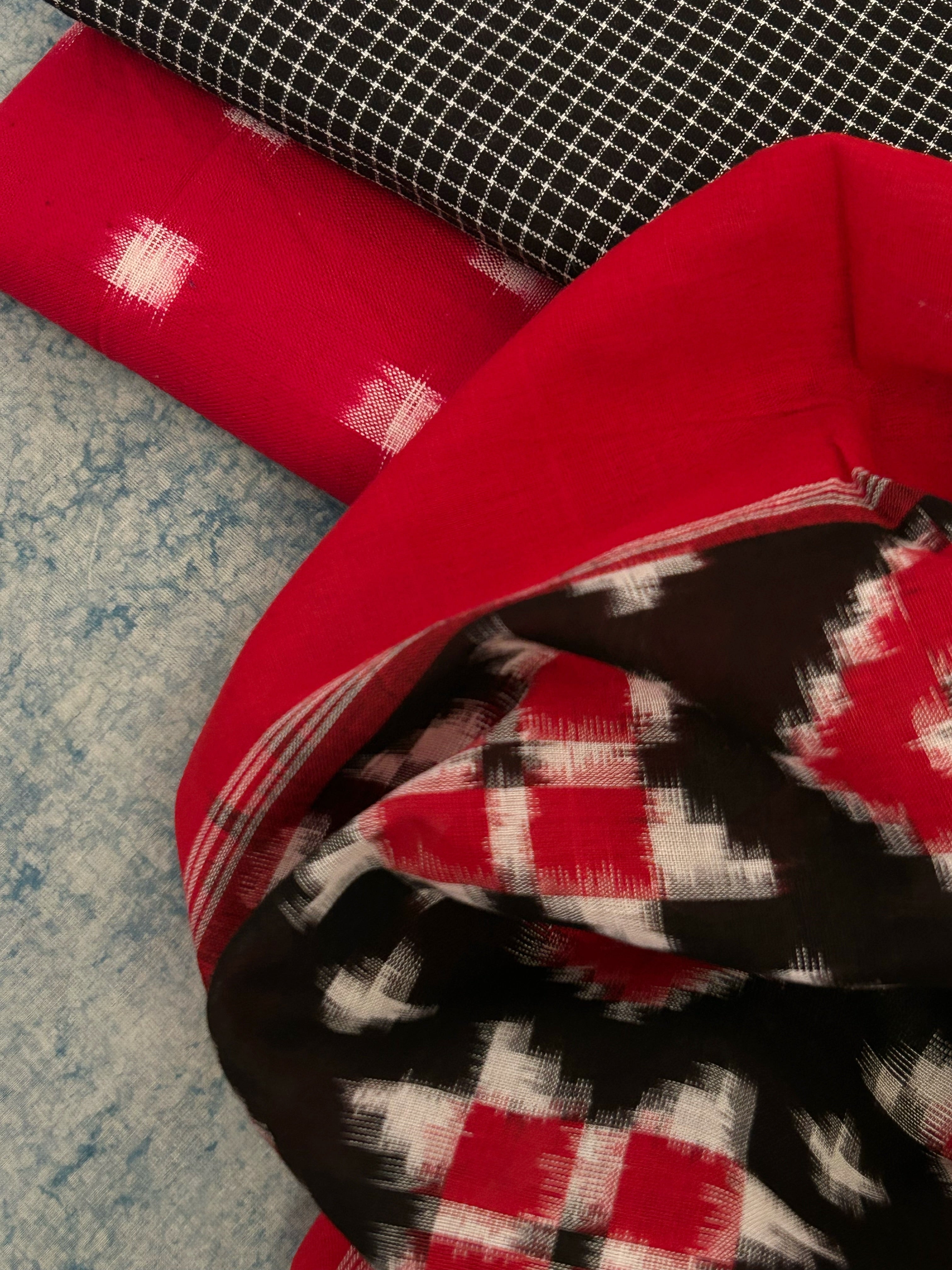 Raga Marwa - Handwoven Ikat Kurta Dupatta Set