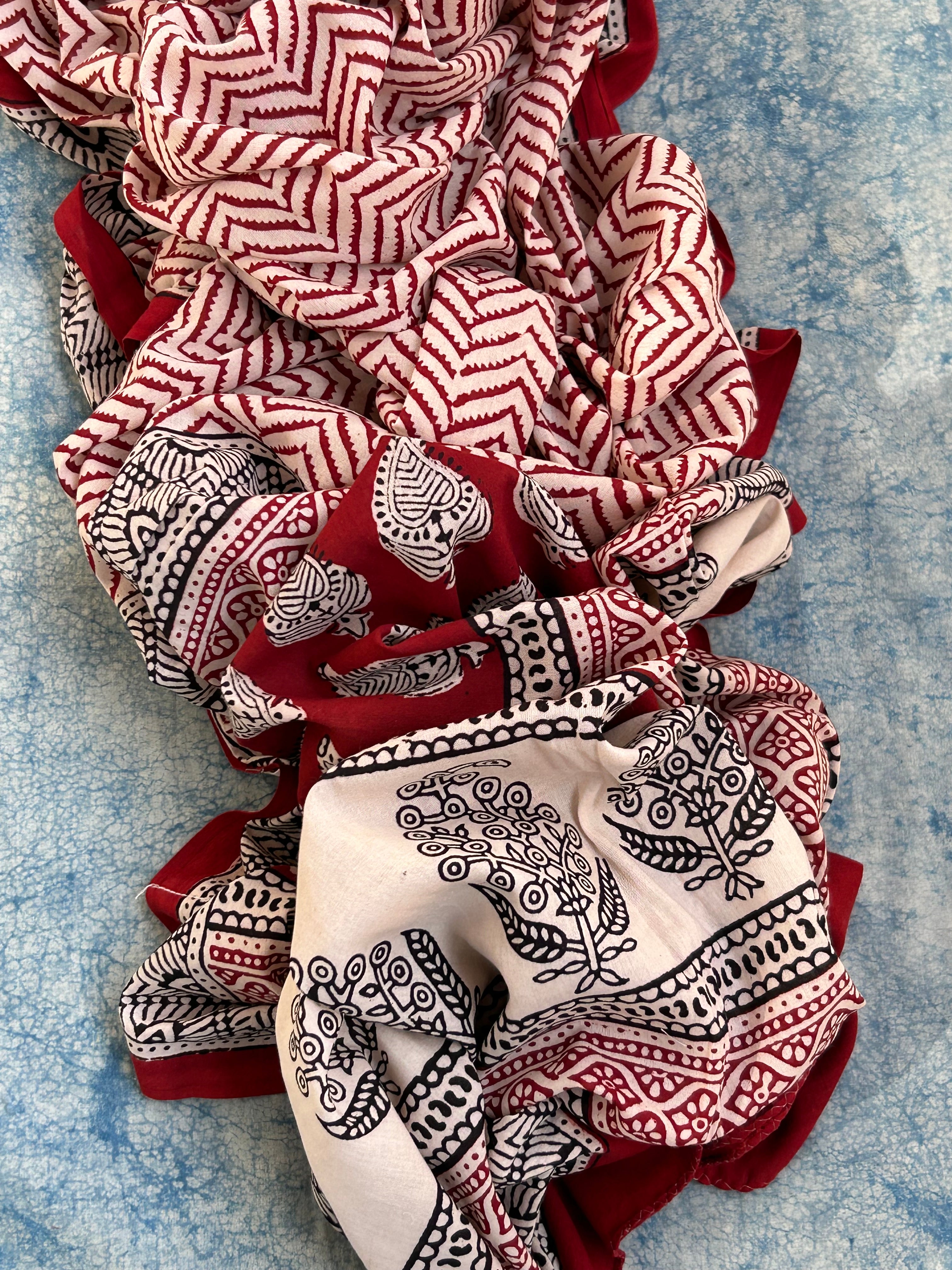 Natural Dyed Bagh Block Print Cotton Suit
