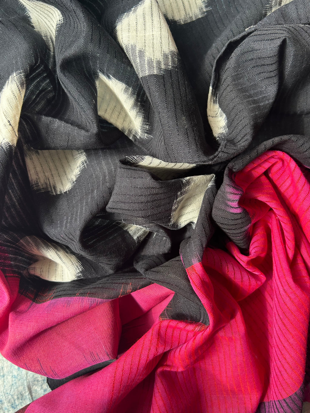 Handwoven Ikat Kurta Dupatta Set