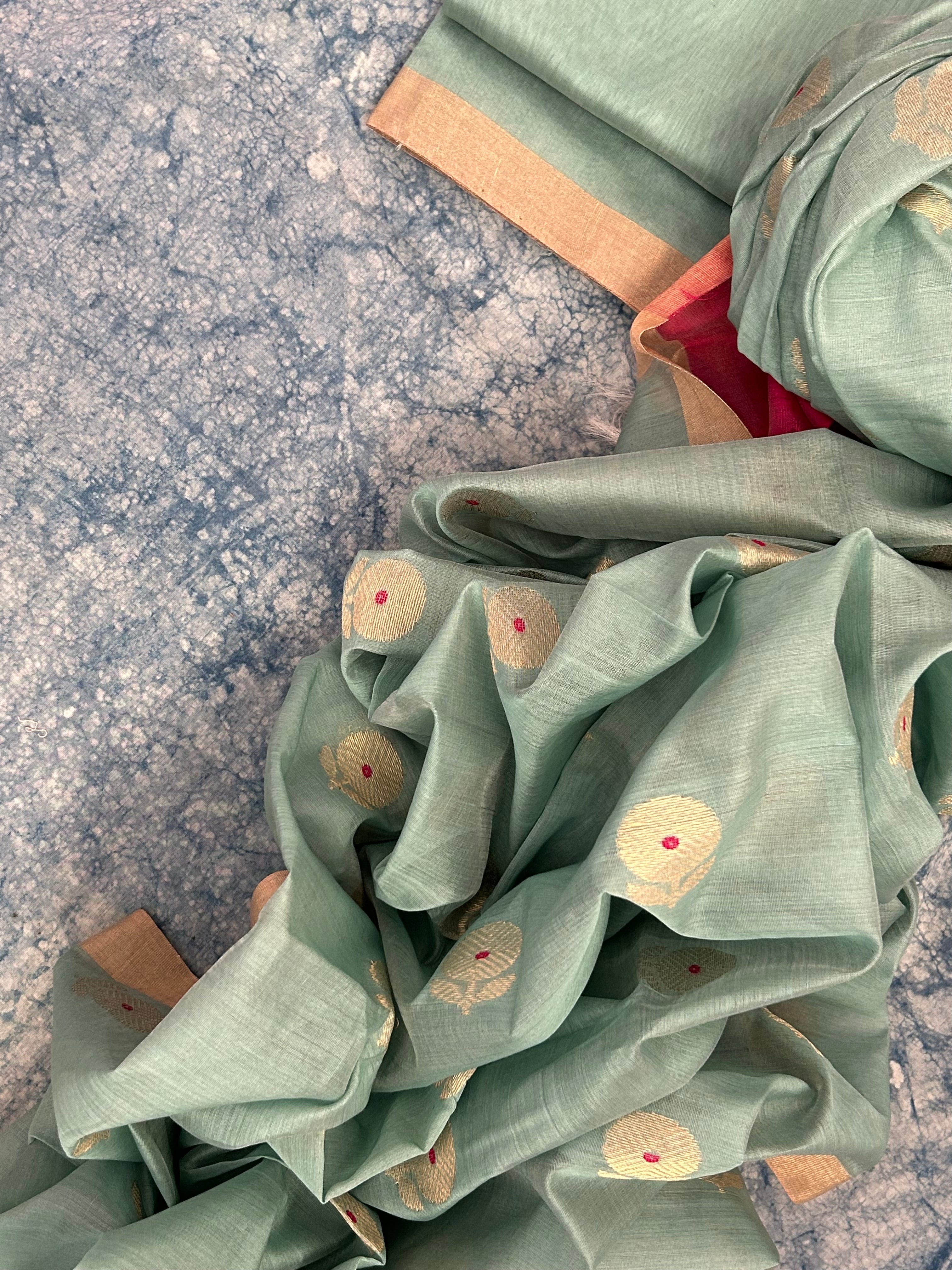 Handwoven Chanderi Kurta Dupatta Set