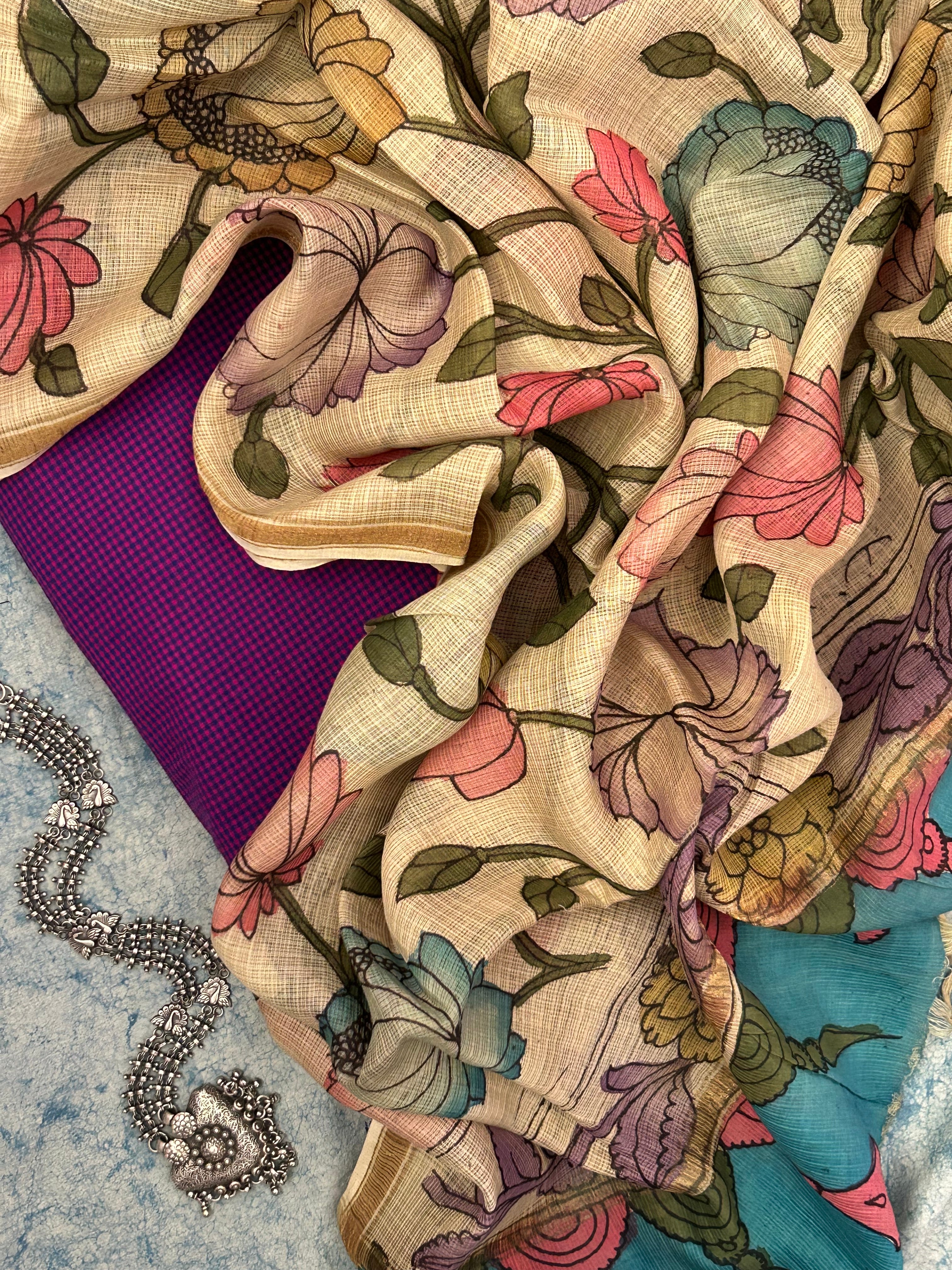 Handwoven Handcrafted Kalamkari Set