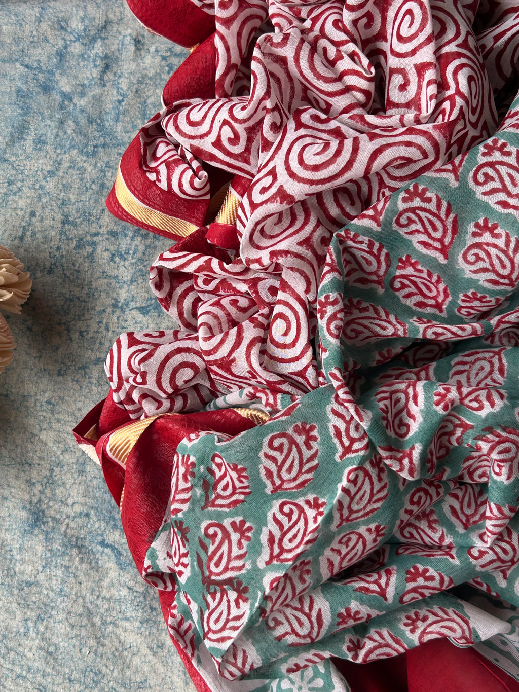 Handblock Azo-free Dye Cotton Suit Set