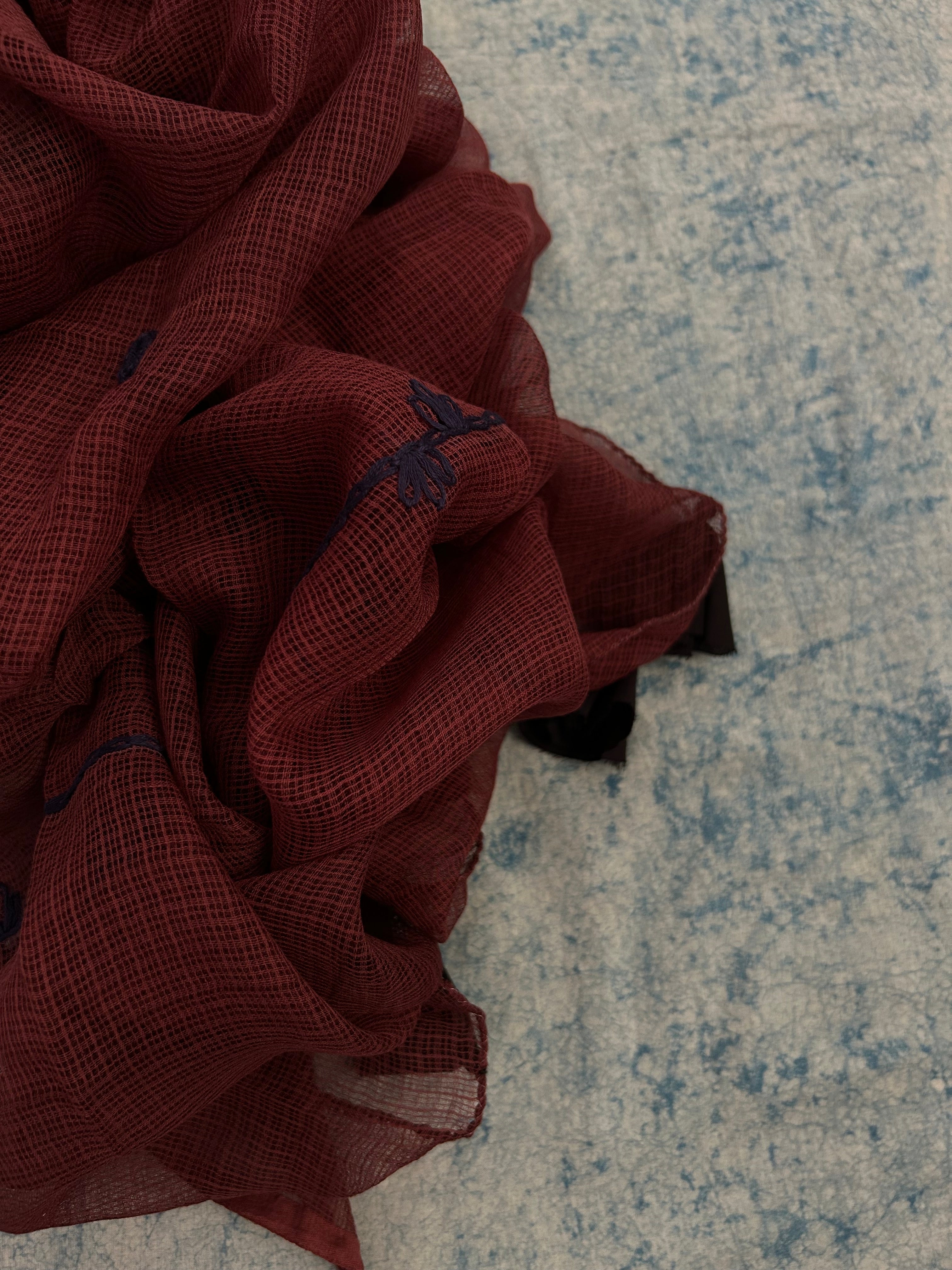 Natural Dyes Handcrafted Ajrakh Kota Suit