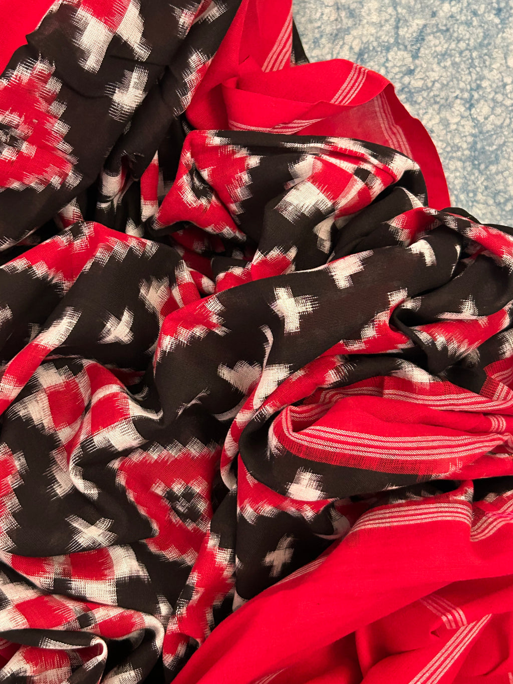Raga Marwa - Handwoven Ikat Kurta Dupatta Set