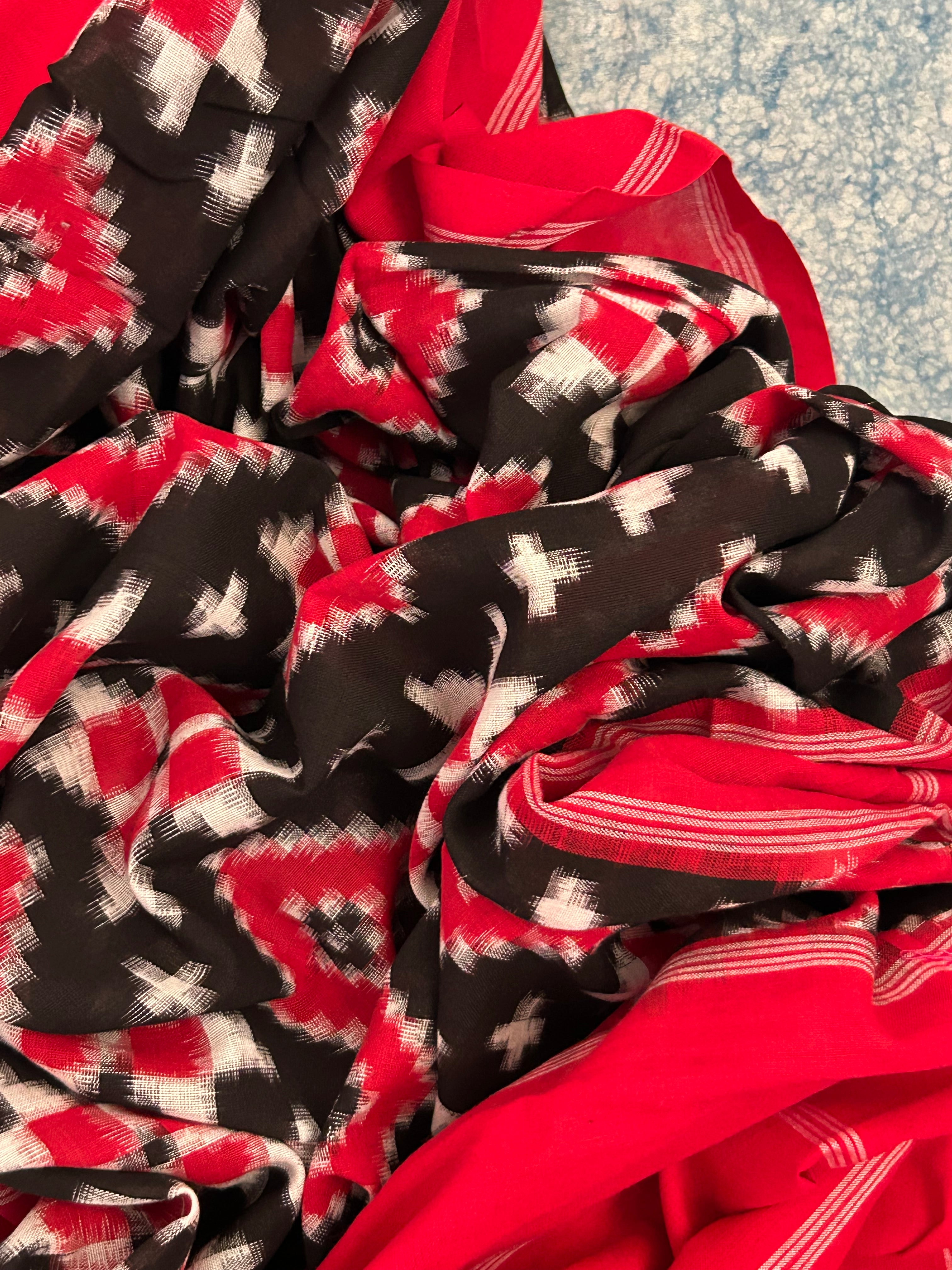 Raga Marwa - Handwoven Ikat Kurta Dupatta Set