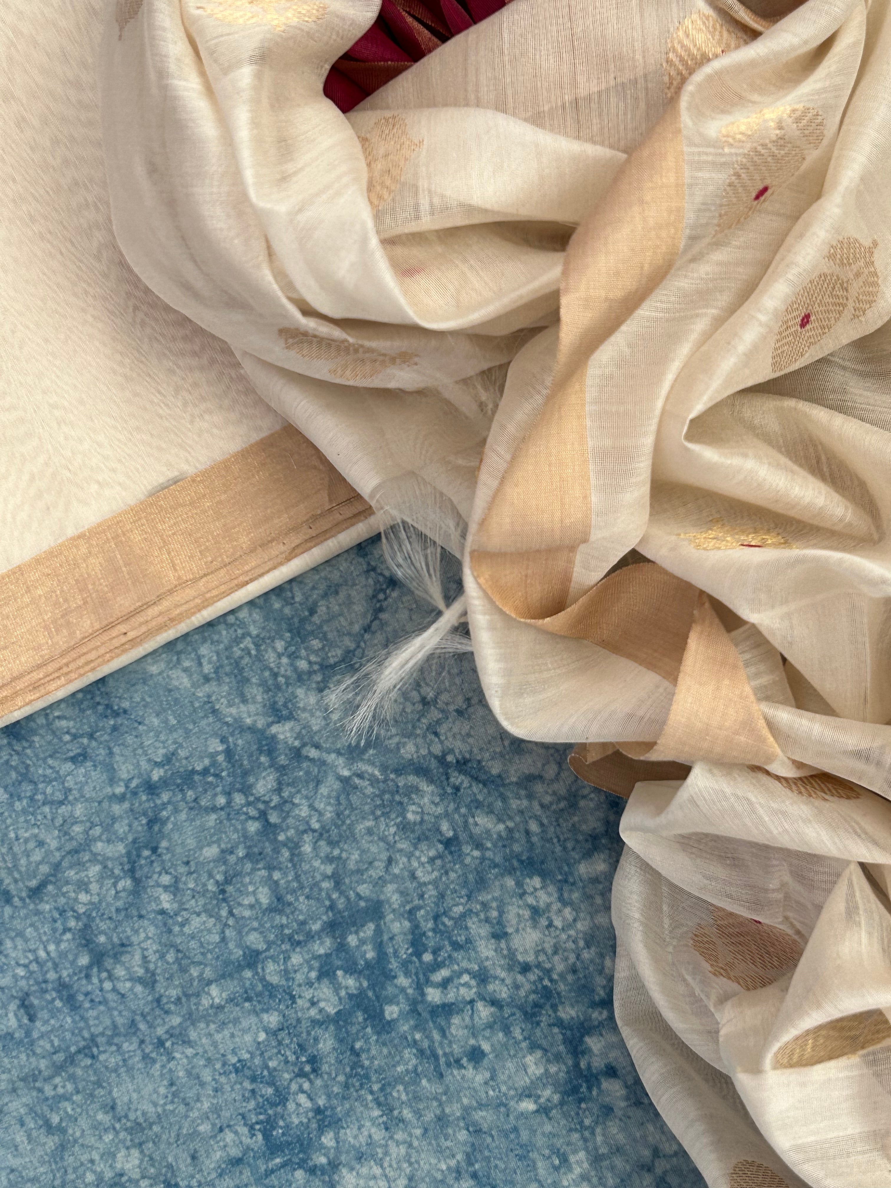 Handwoven Chanderi Kurta Dupatta Set