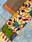 Handwoven Handcrafted Kalamkari Kurta Dupatta Set