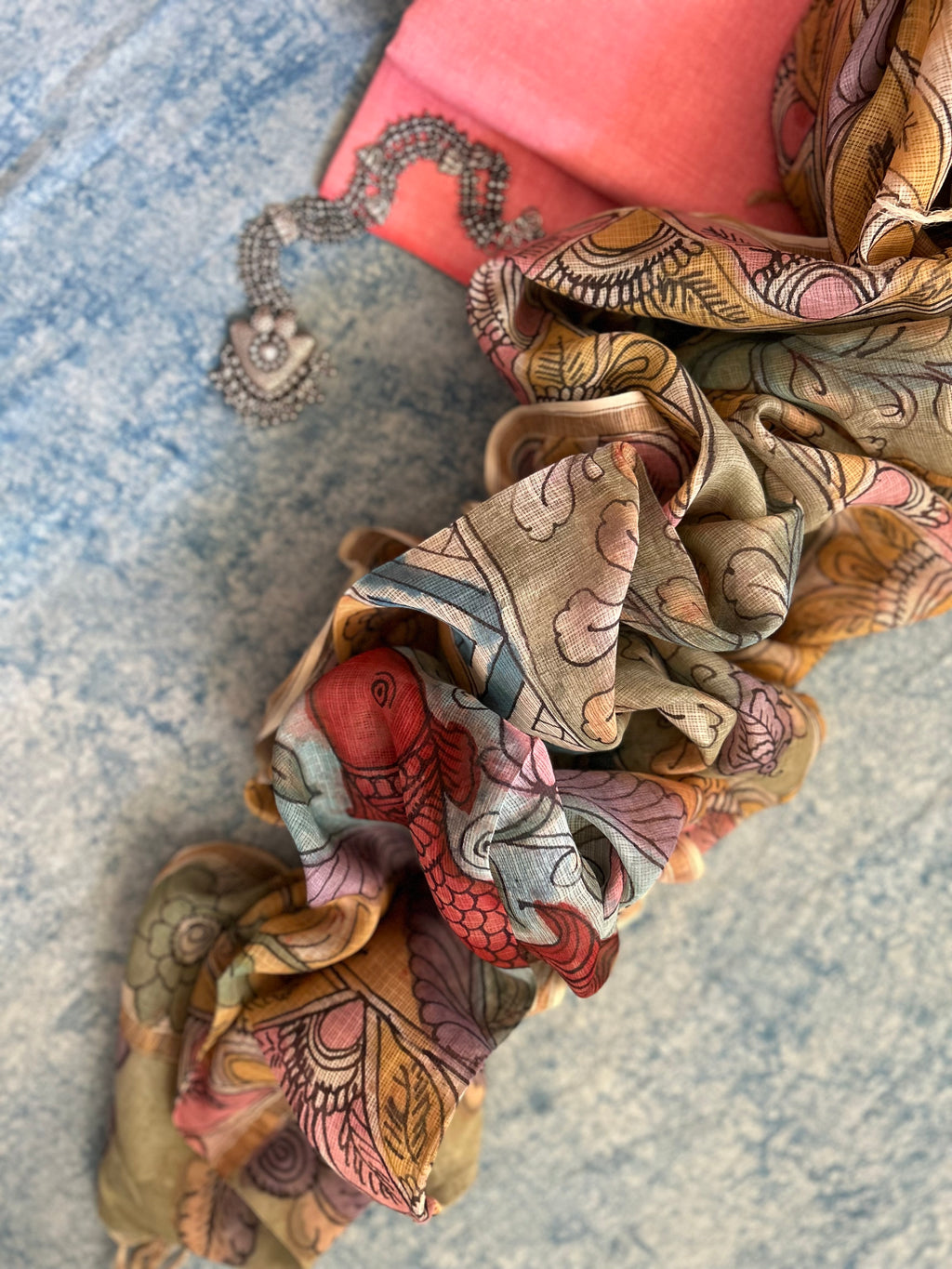 Handwoven Handcrafted Kalamkari Set