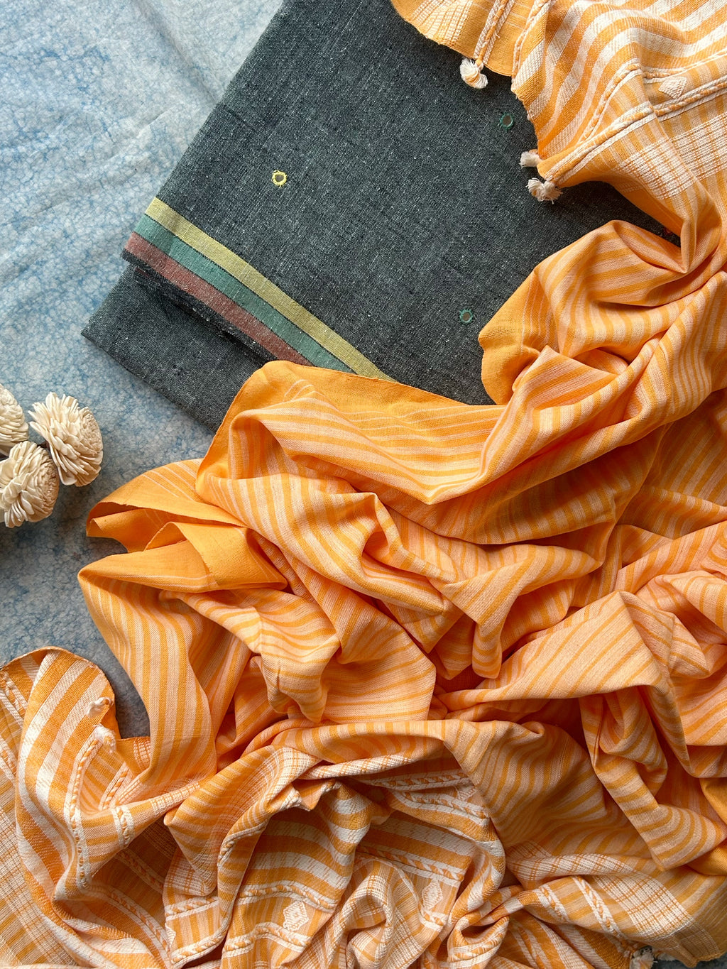 Handwoven Organic Kala Cotton Set