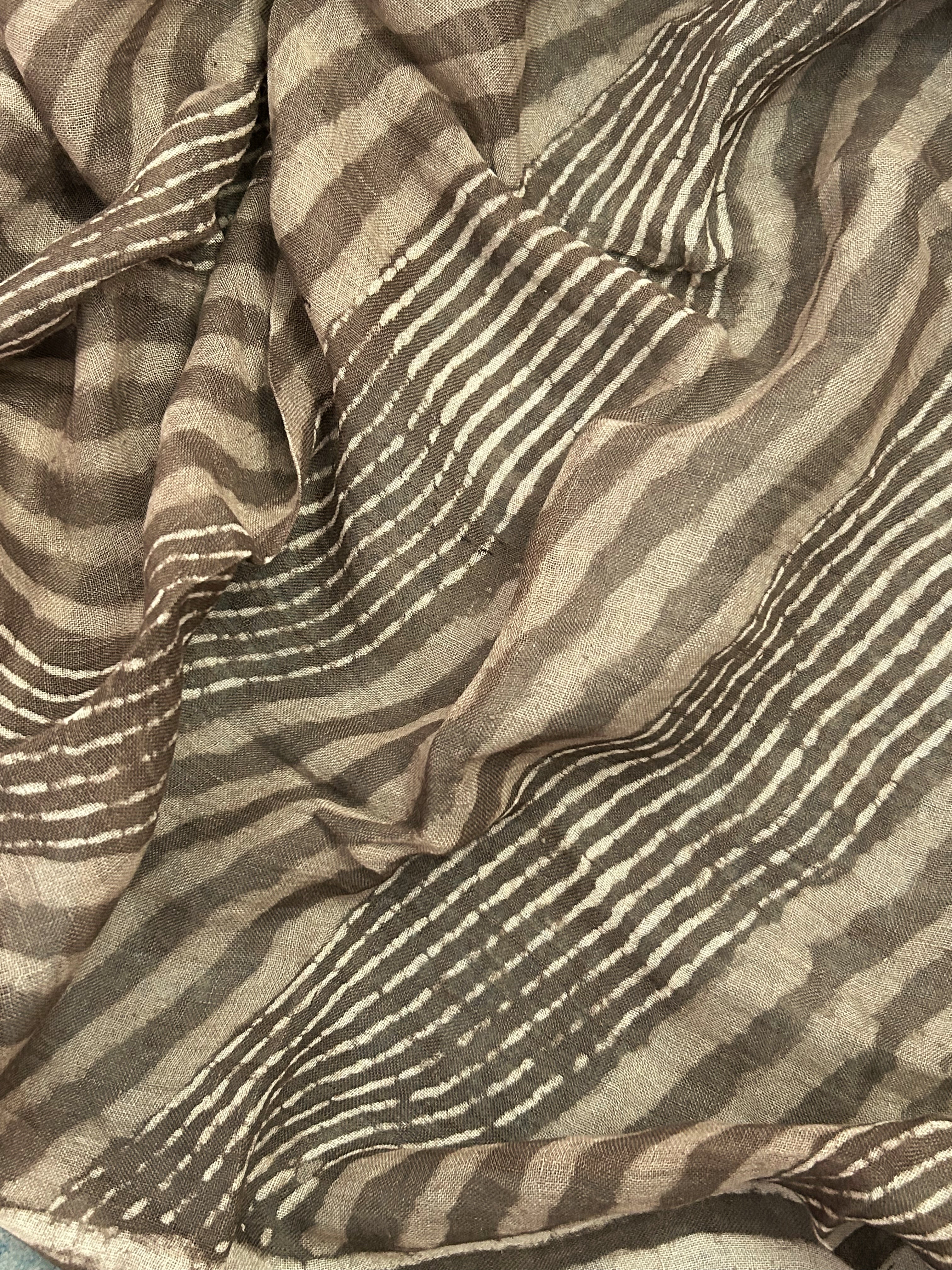 Handcrafted Linen Kurta Dupatta Set