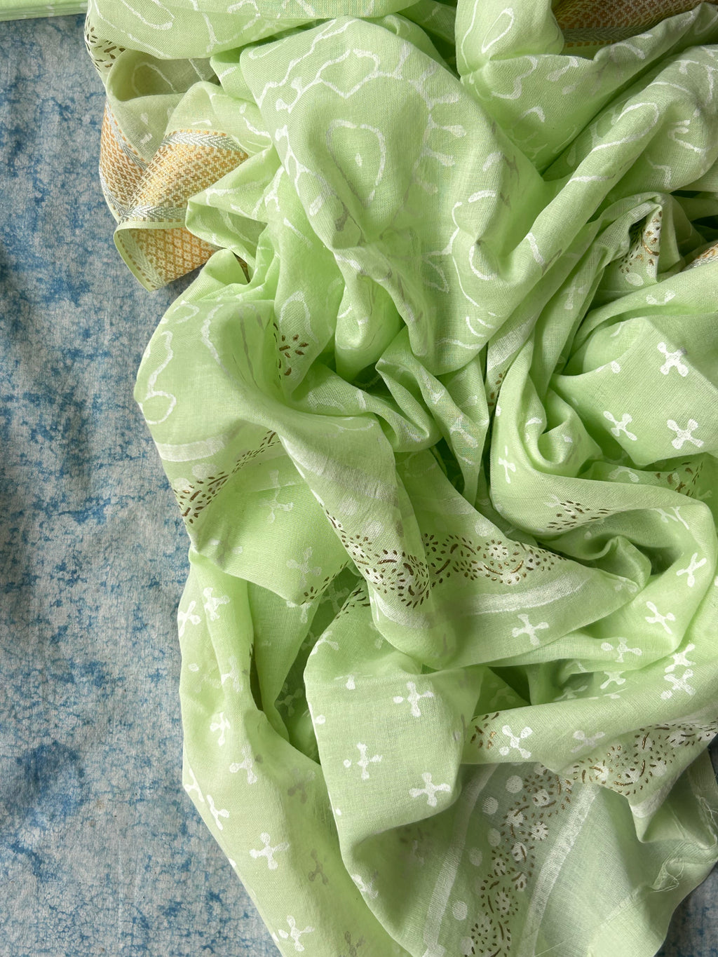 Handblock Azo-free Dye Cotton Suit Set
