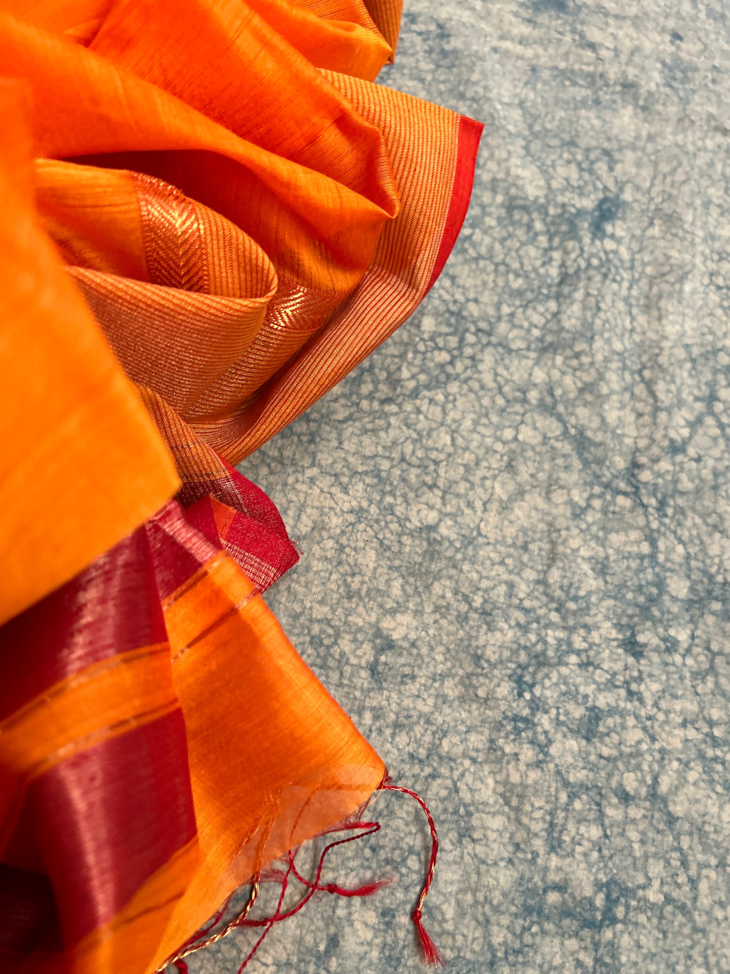 Handwoven Maheshwari Kurta Dupatta Set