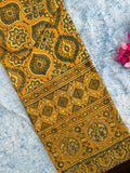 Natural Dyes Hand Block Ajrakh Dupatta
