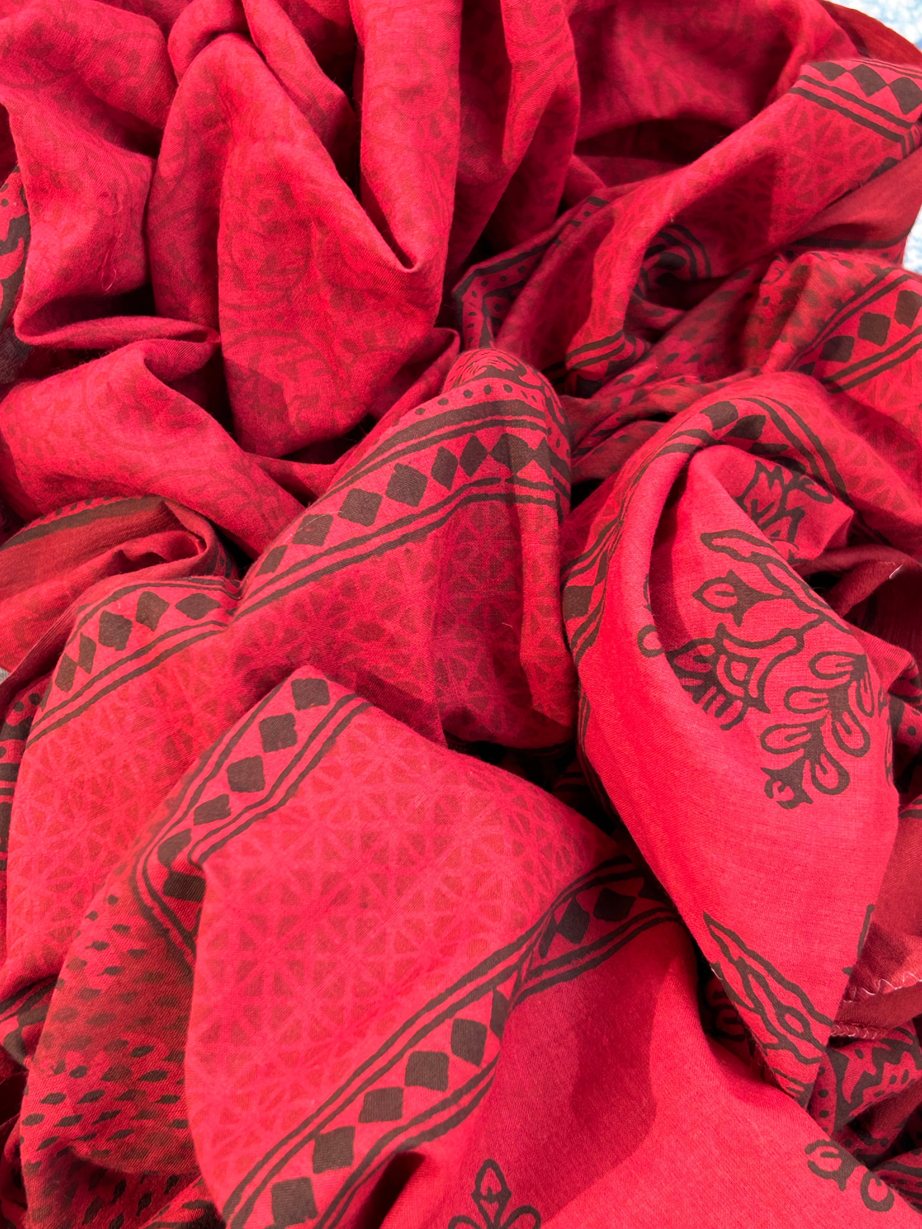 Natural Dyed Bagh Block Print Cotton Suit
