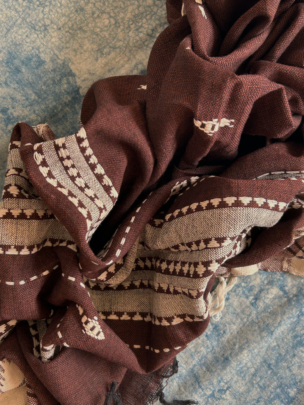 Handspun Handwoven Kotpad Kurta Dupatta Set