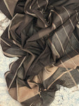Handwoven Maheshwari Kurta Dupatta Set - Black