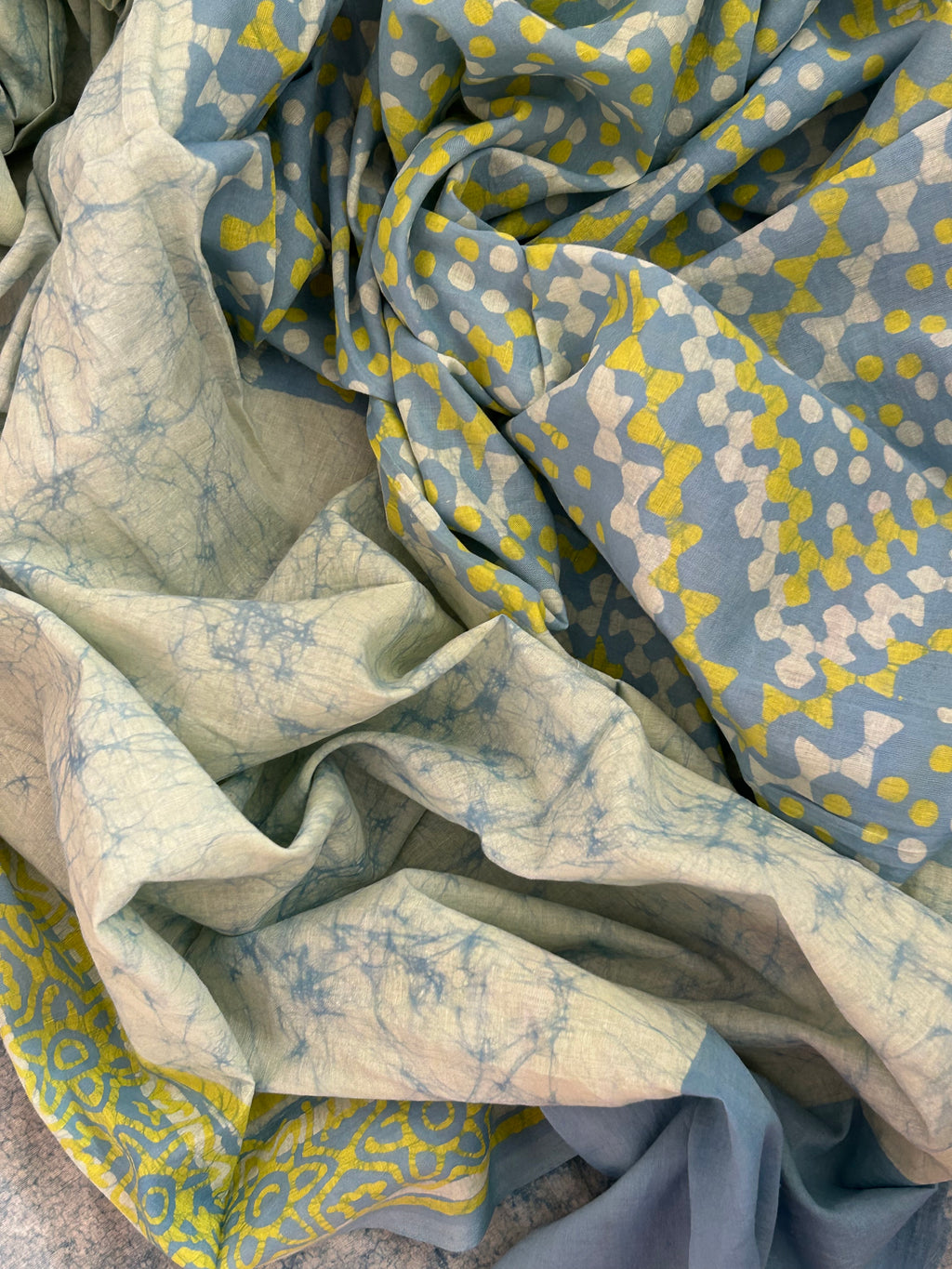 Handblock Batik Cotton Suit