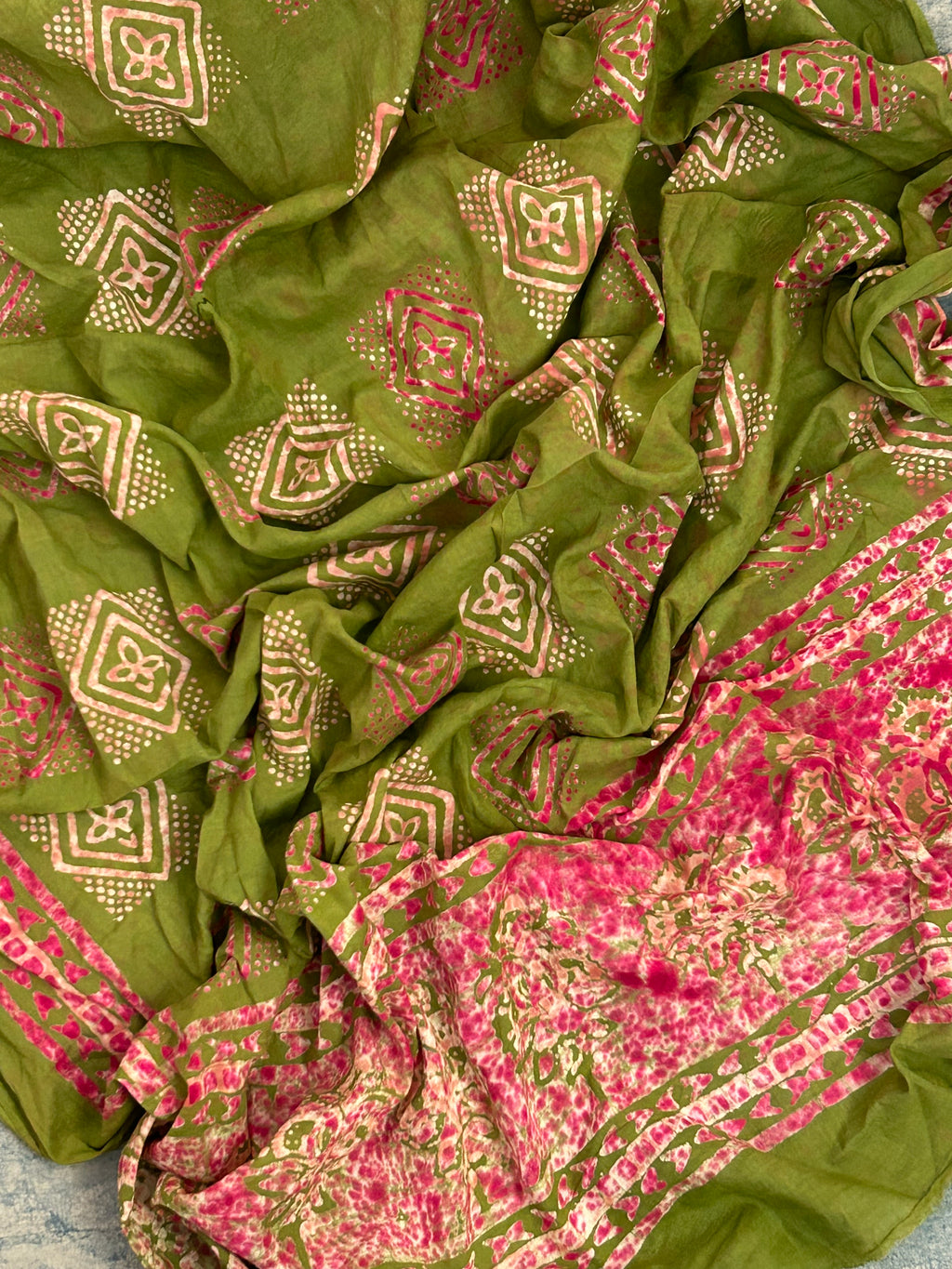 Handblock Batik Cotton Suit