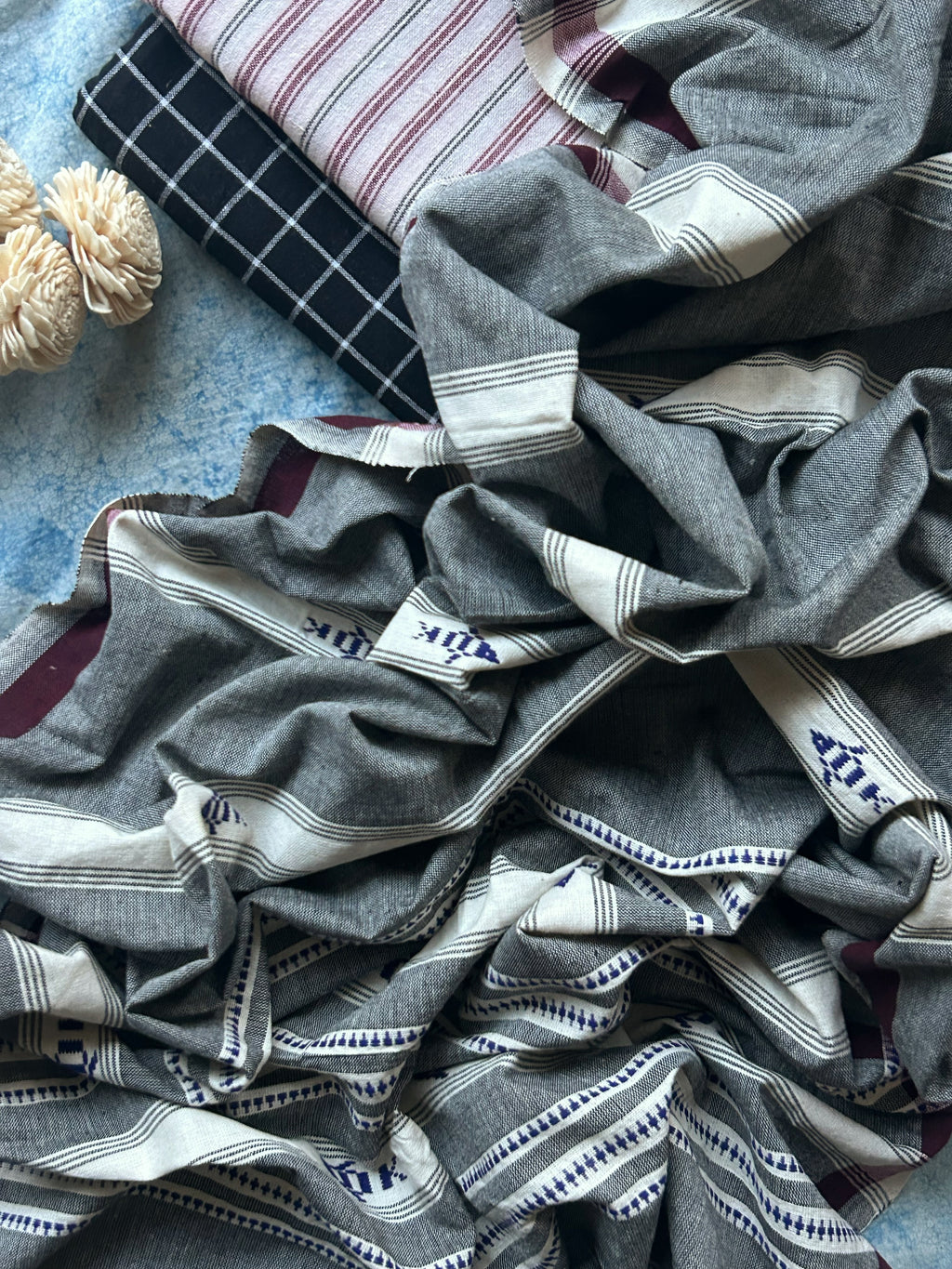 Meenakshi - Handspun Handwoven Kotpad Suit Set