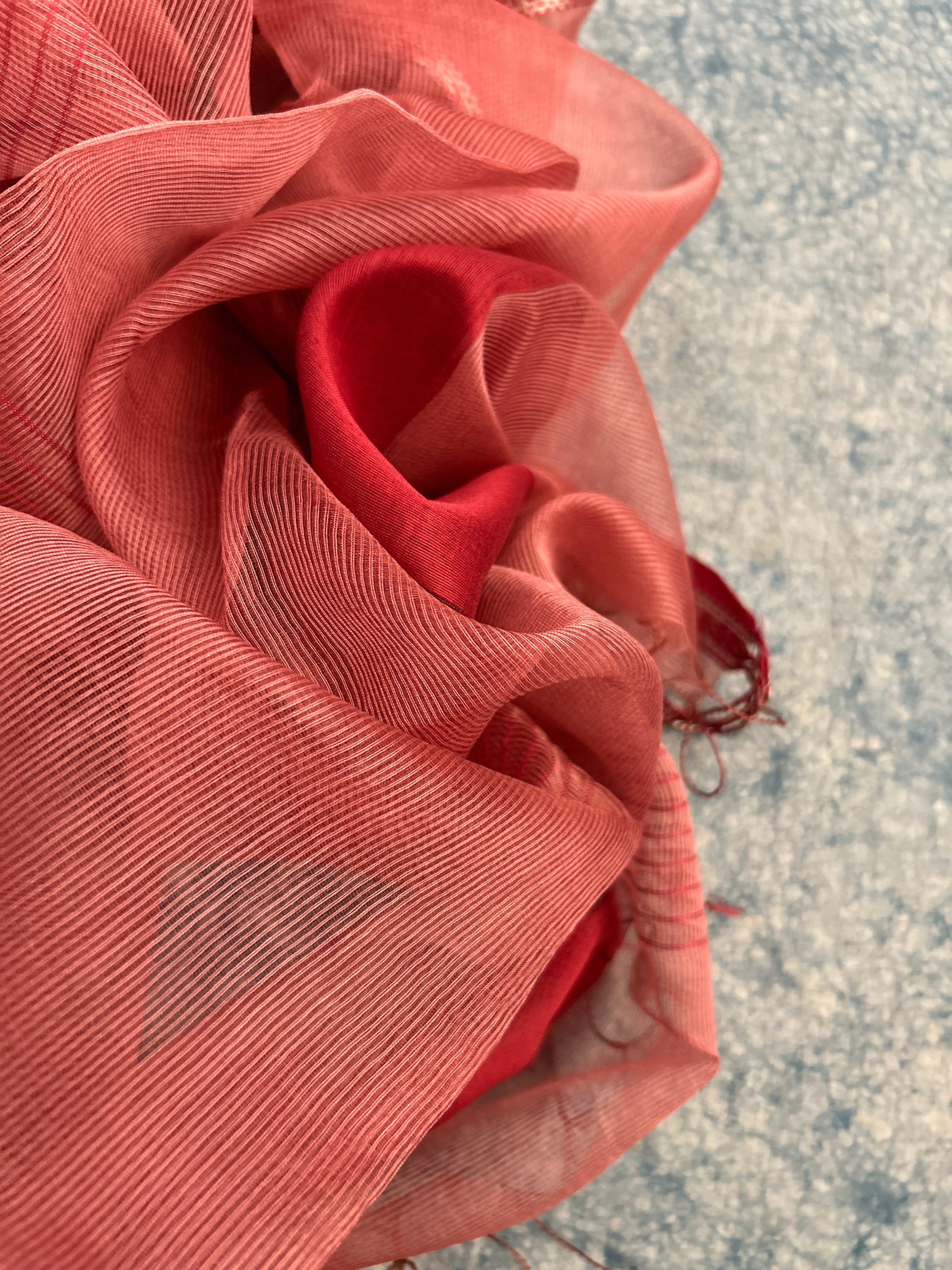 Handwoven Maheshwari Kurta Dupatta Set
