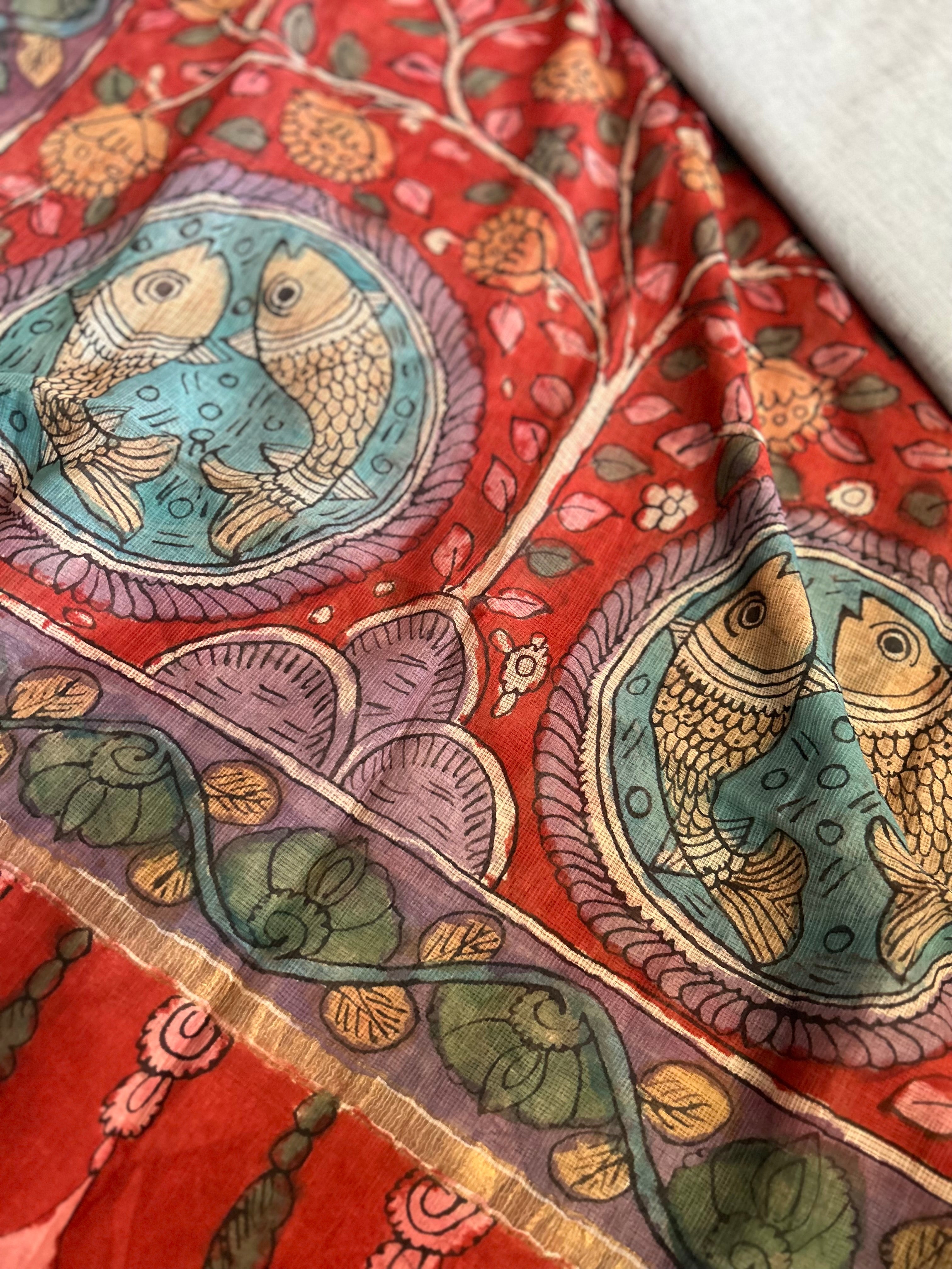 Handwoven Handcrafted Kalamkari Set