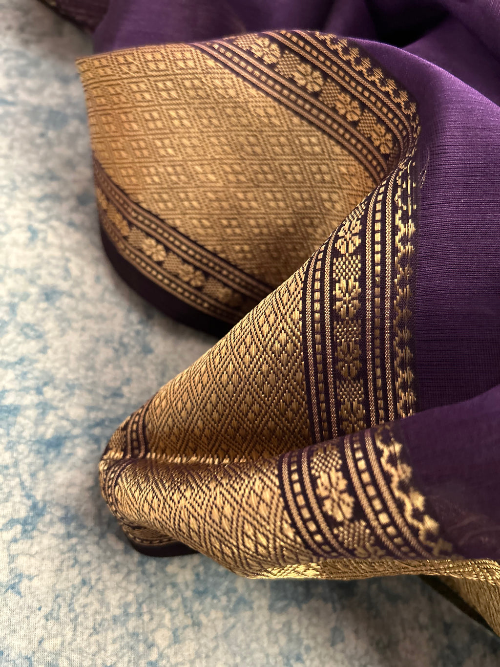 Handwoven Maheshwari Kurta Dupatta Set