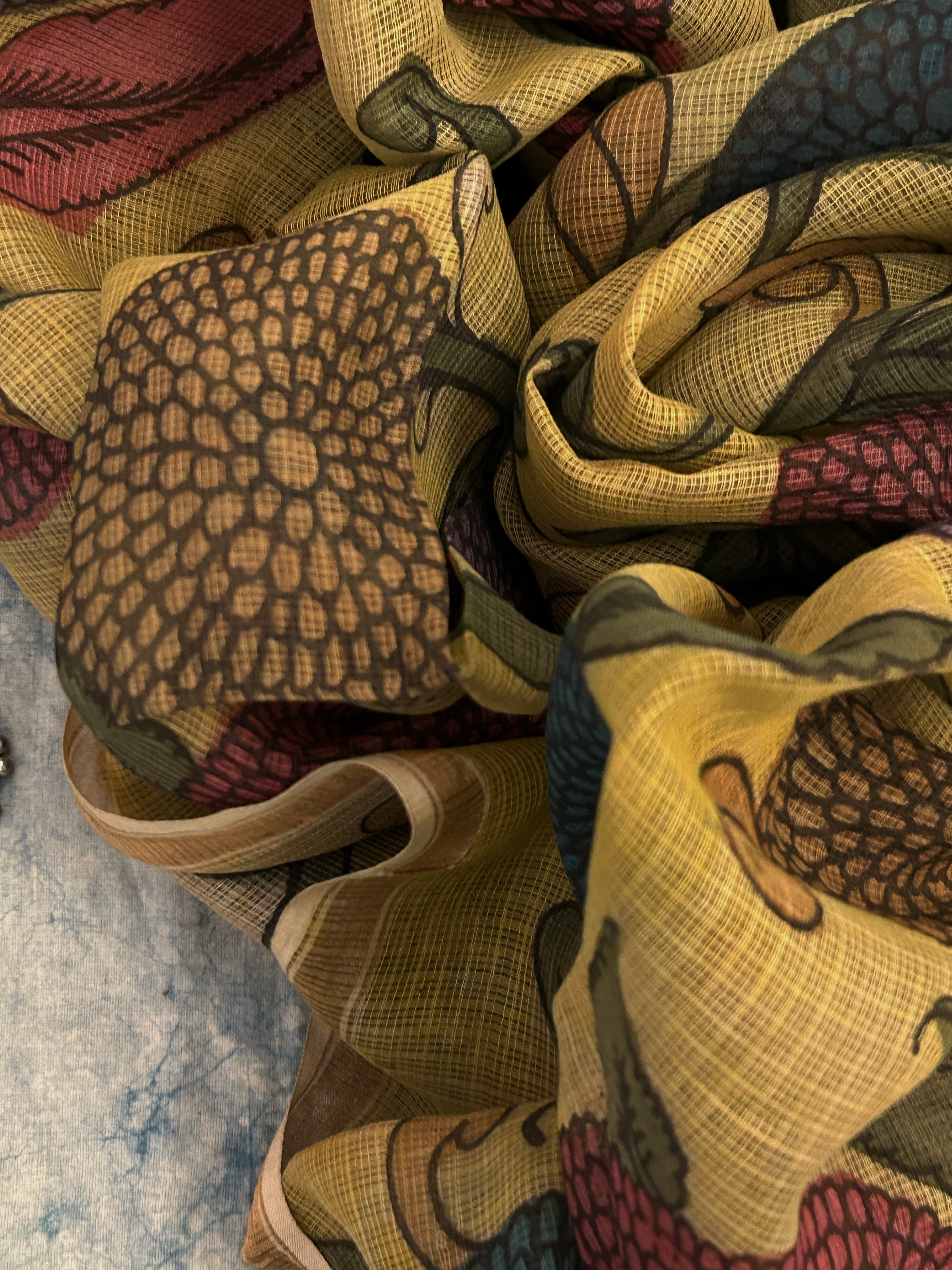 Handwoven Handpainted Kalamkari Set