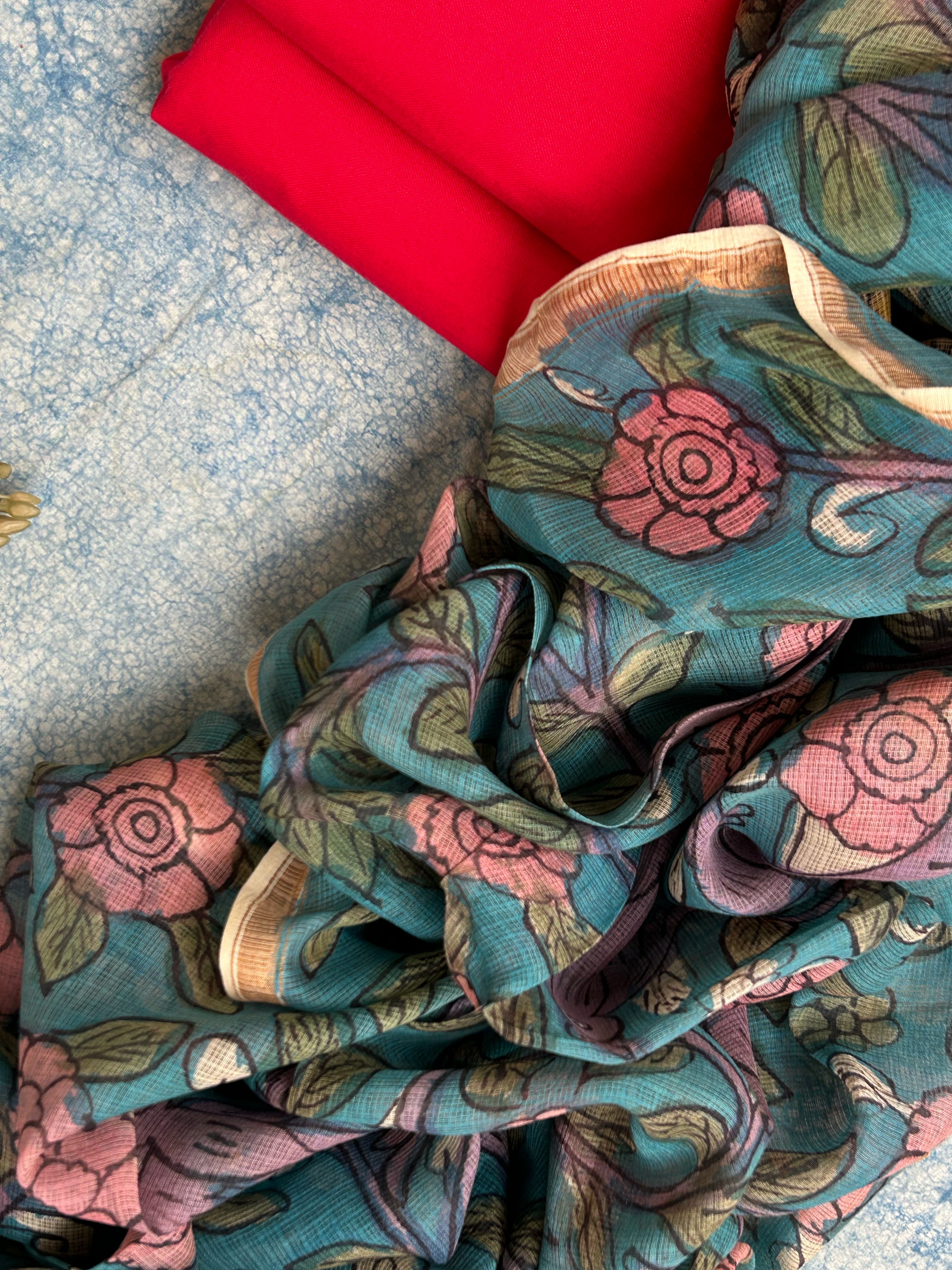 Handwoven Handcrafted Kalamkari Set