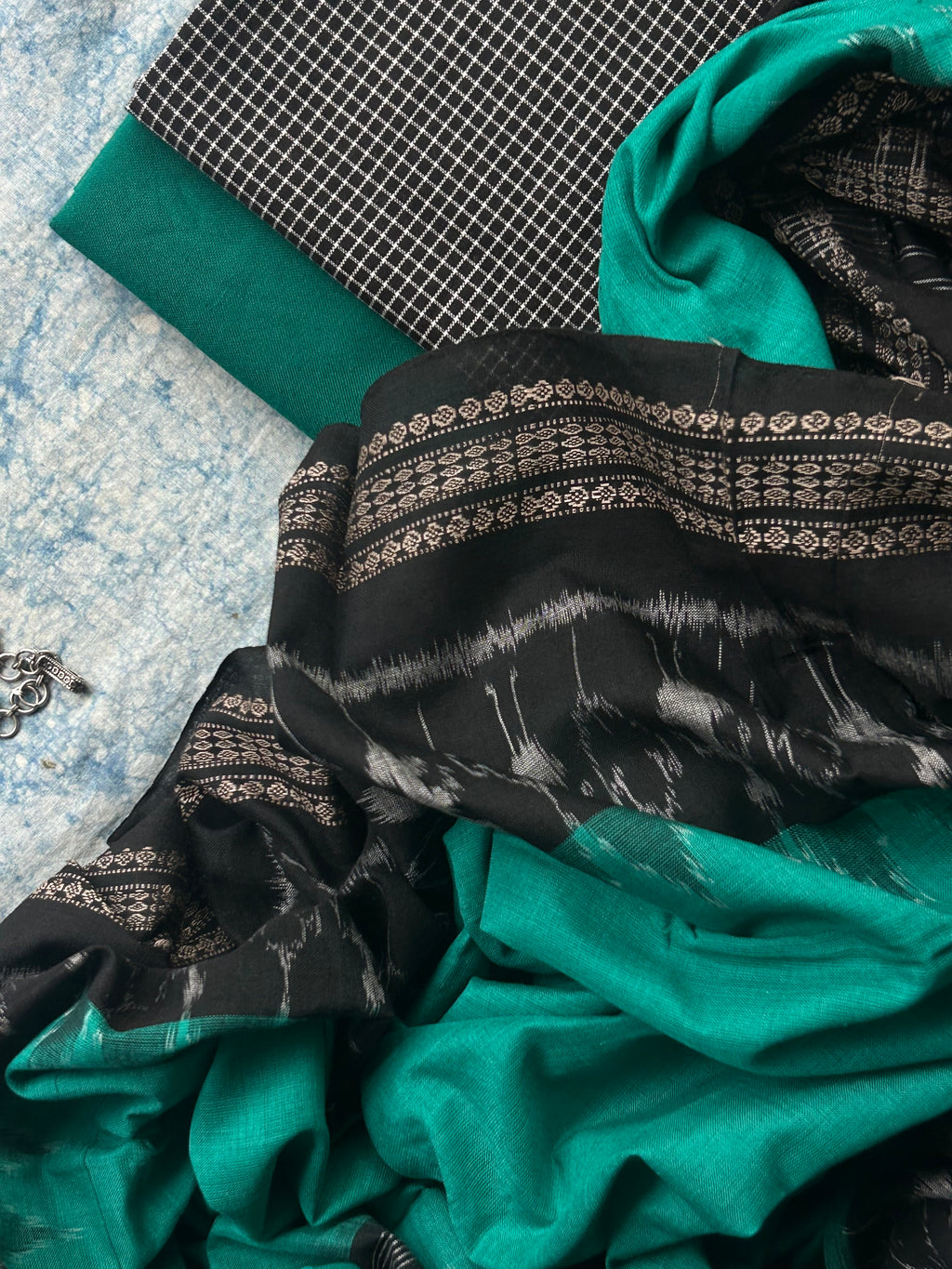 Krishna - Handwoven Ikath Kurta Dupatta Set