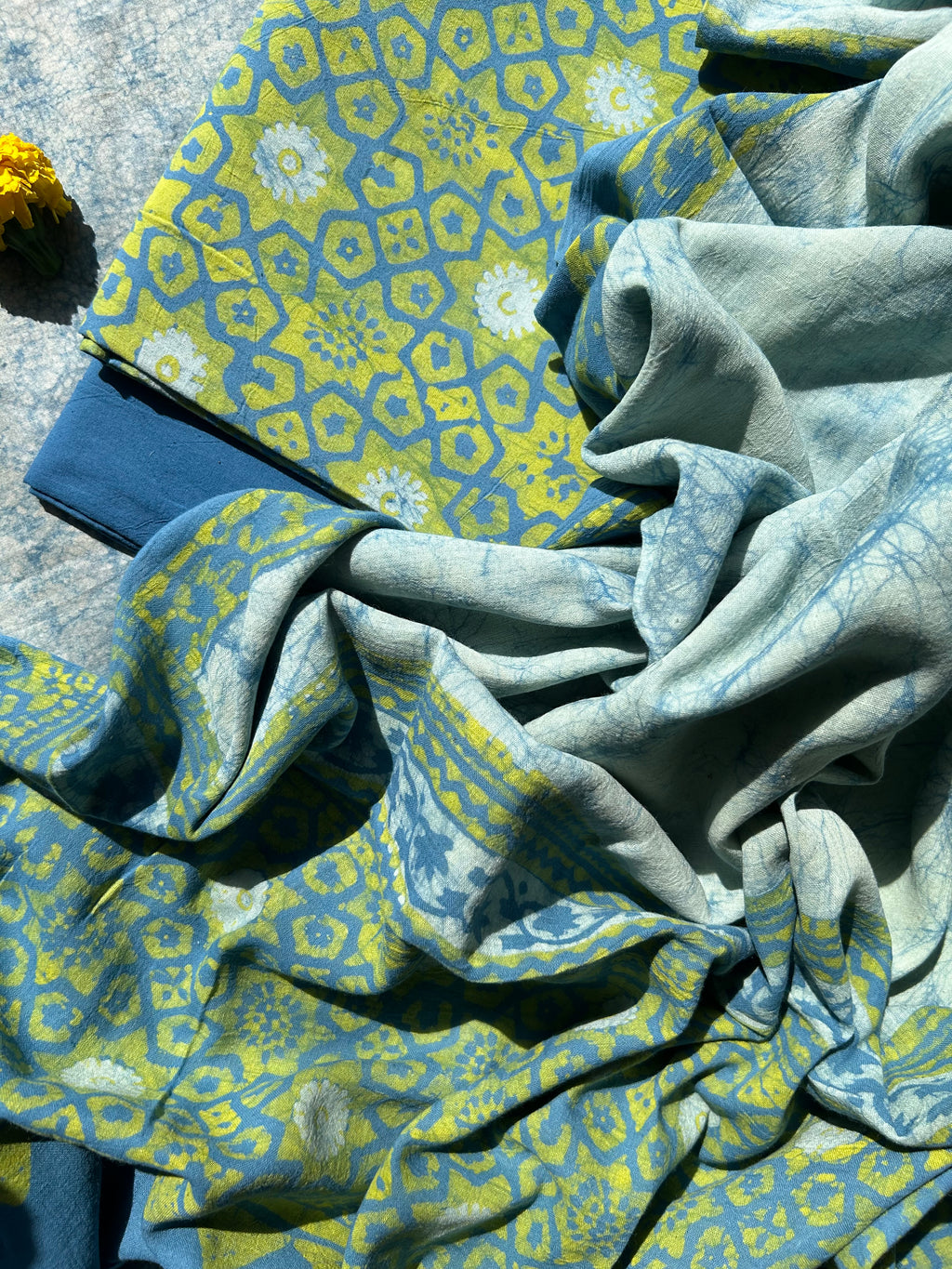 Handblock Batik Cotton Suit