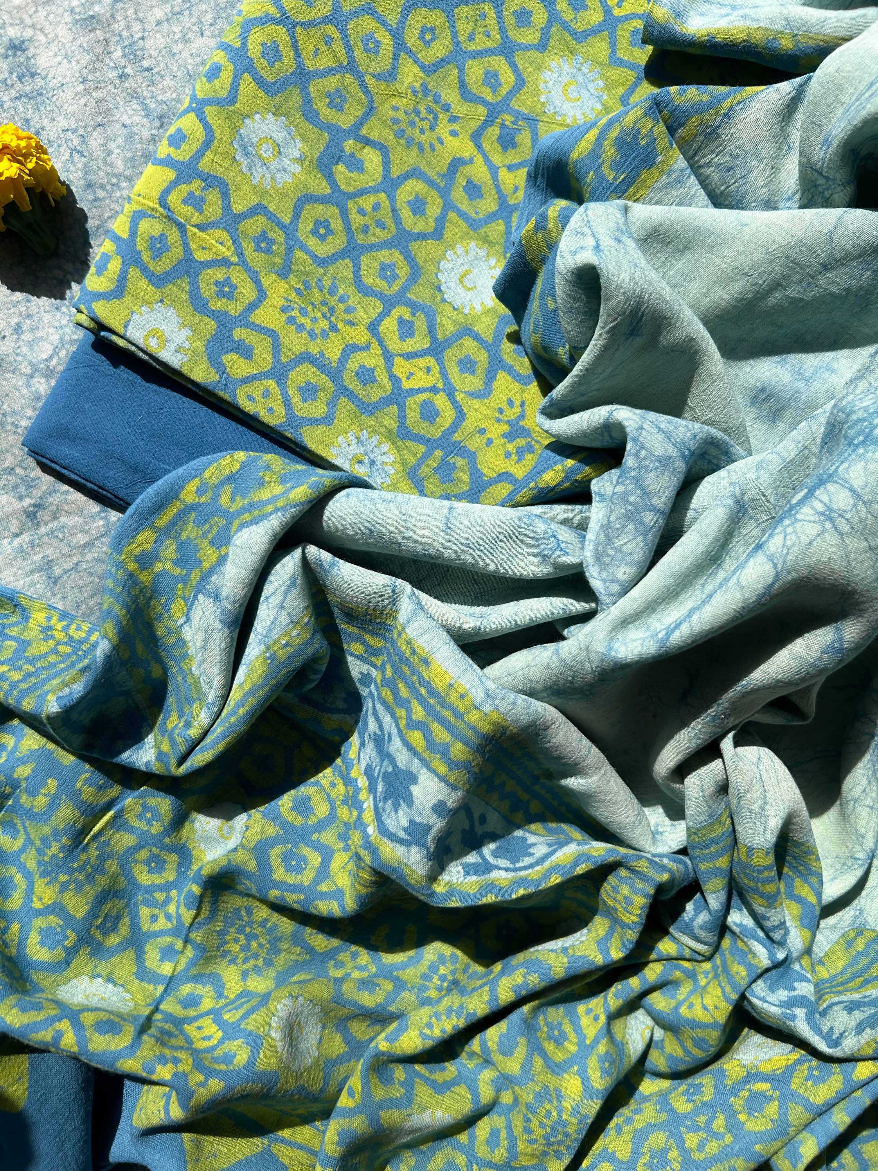 Handblock Batik Cotton Suit