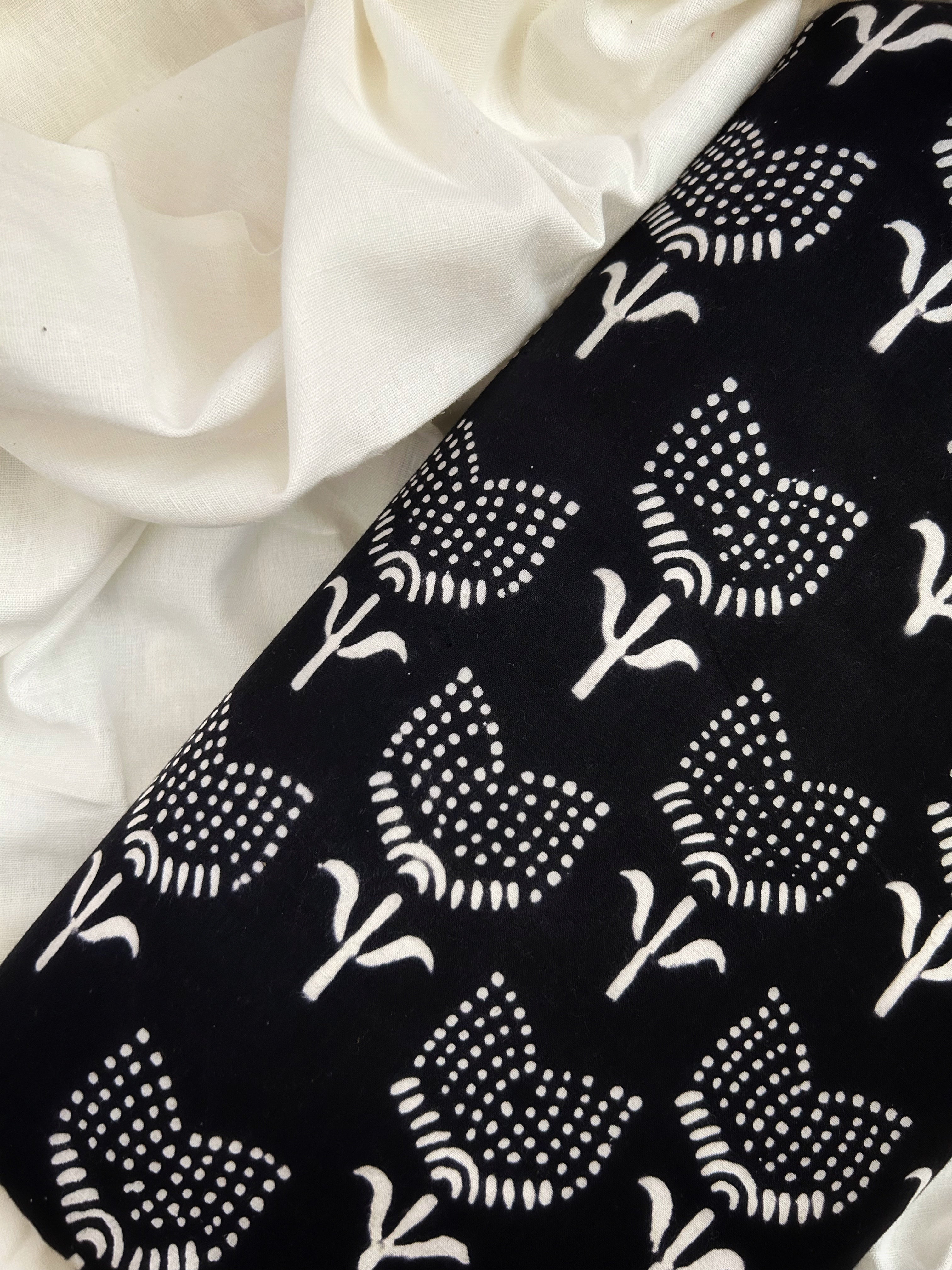 Handblock Print 2.5m Cotton Fabric