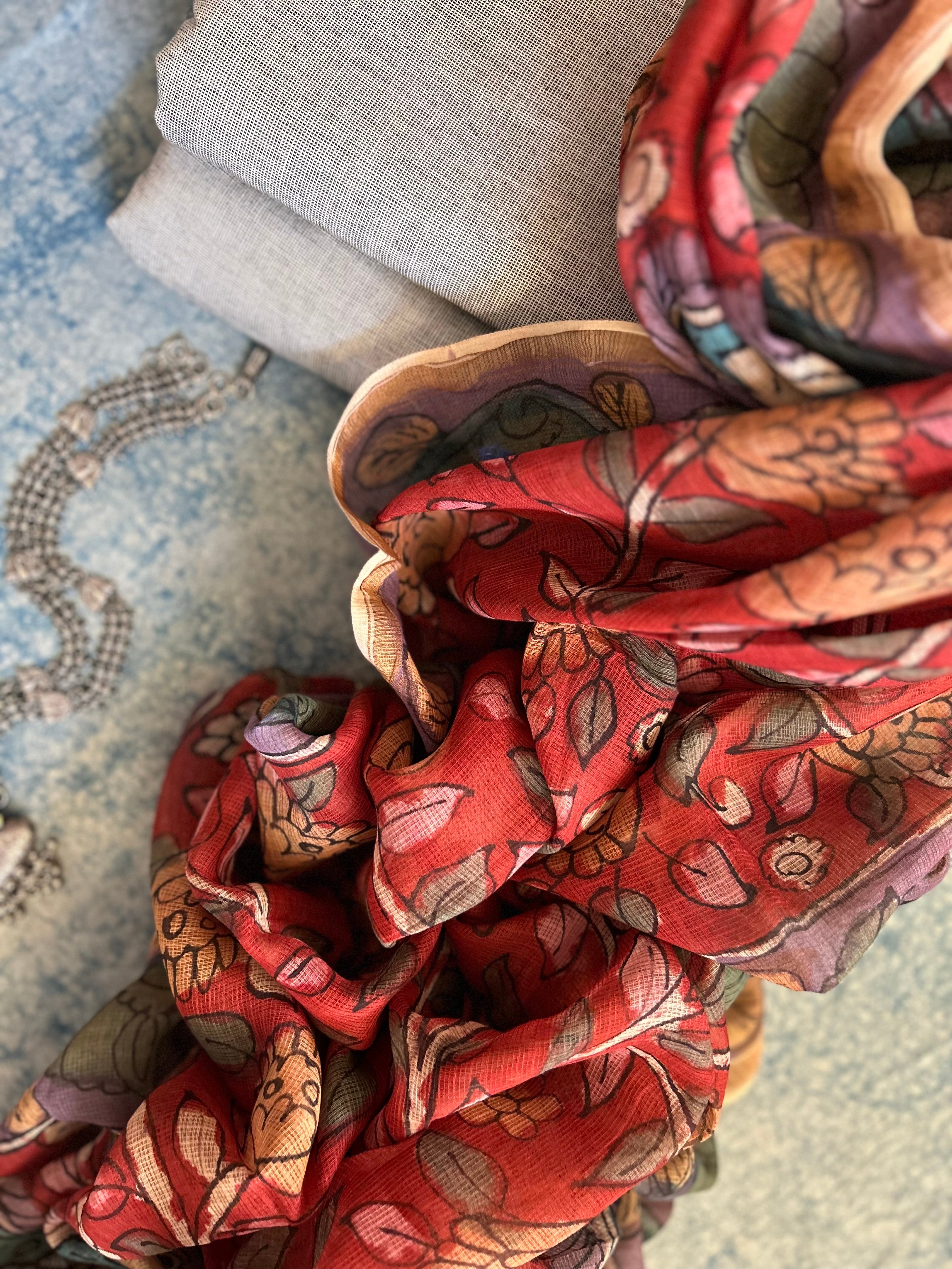 Handwoven Handcrafted Kalamkari Set