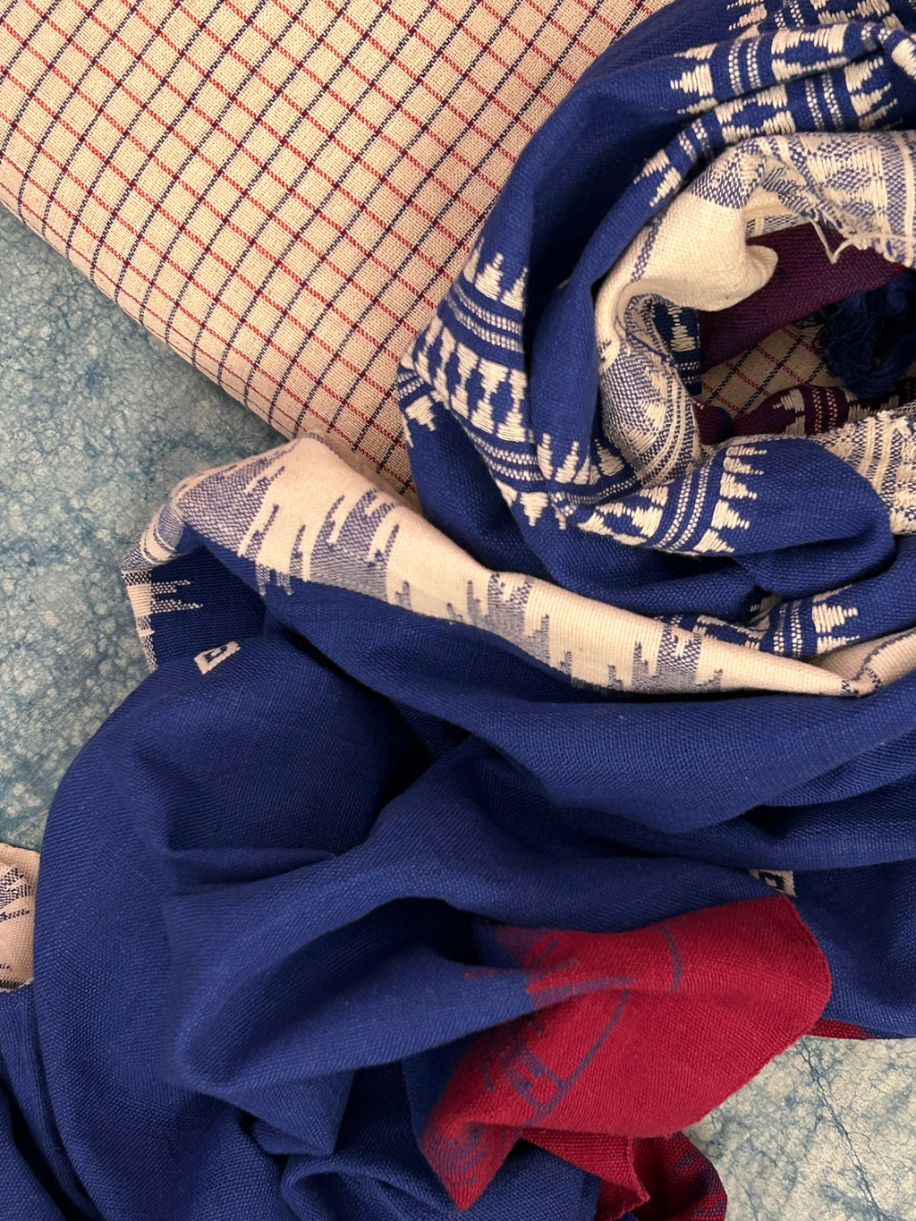 Handspun Handwoven Kotpad Kurta Dupatta Set