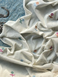 Utsav - Handwoven Bengal Jamdani Fabric (900 INR/metre)